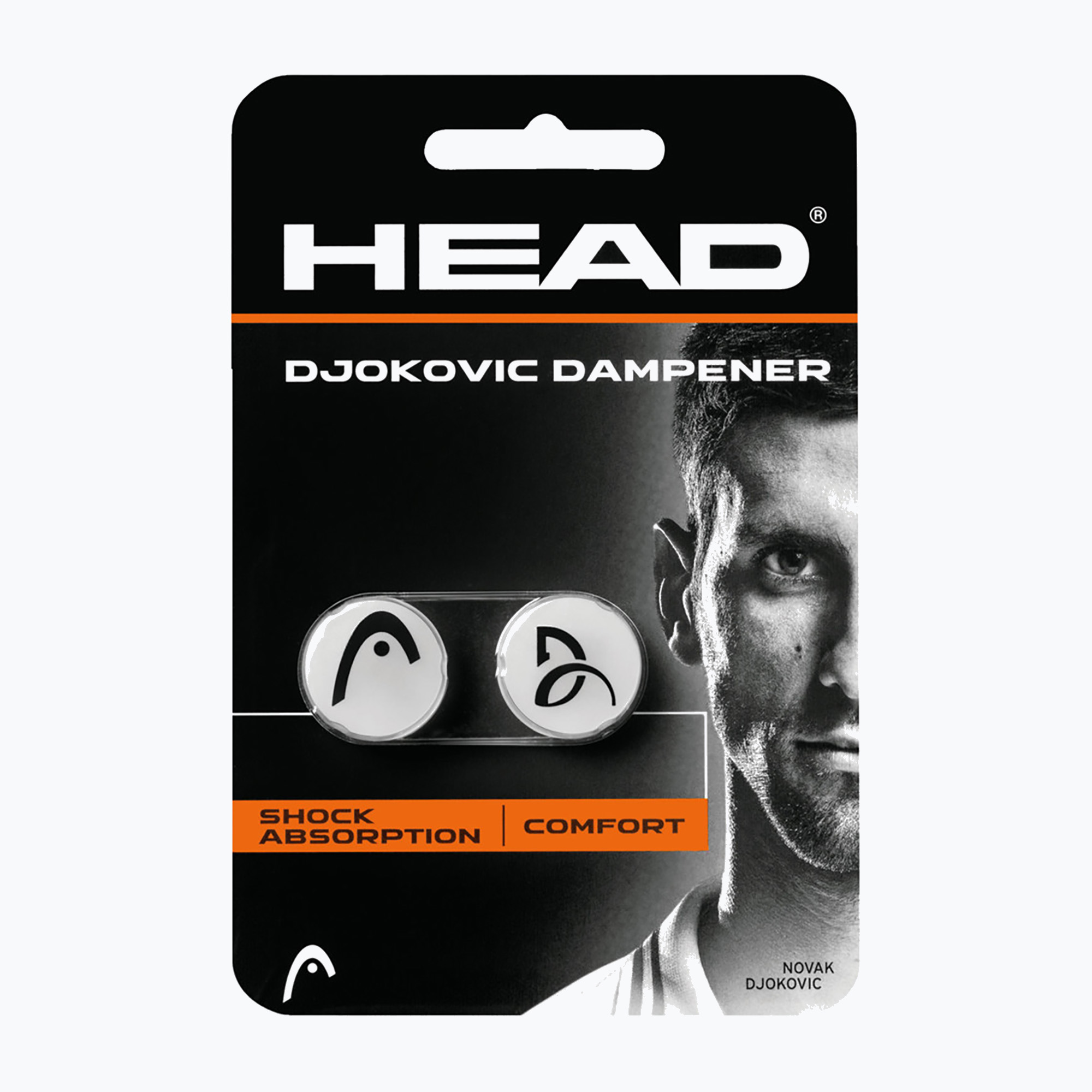 HEAD Djokovic csillapító 2 db-os csomag fehér 285704 (Djokovic Dampener 285704)