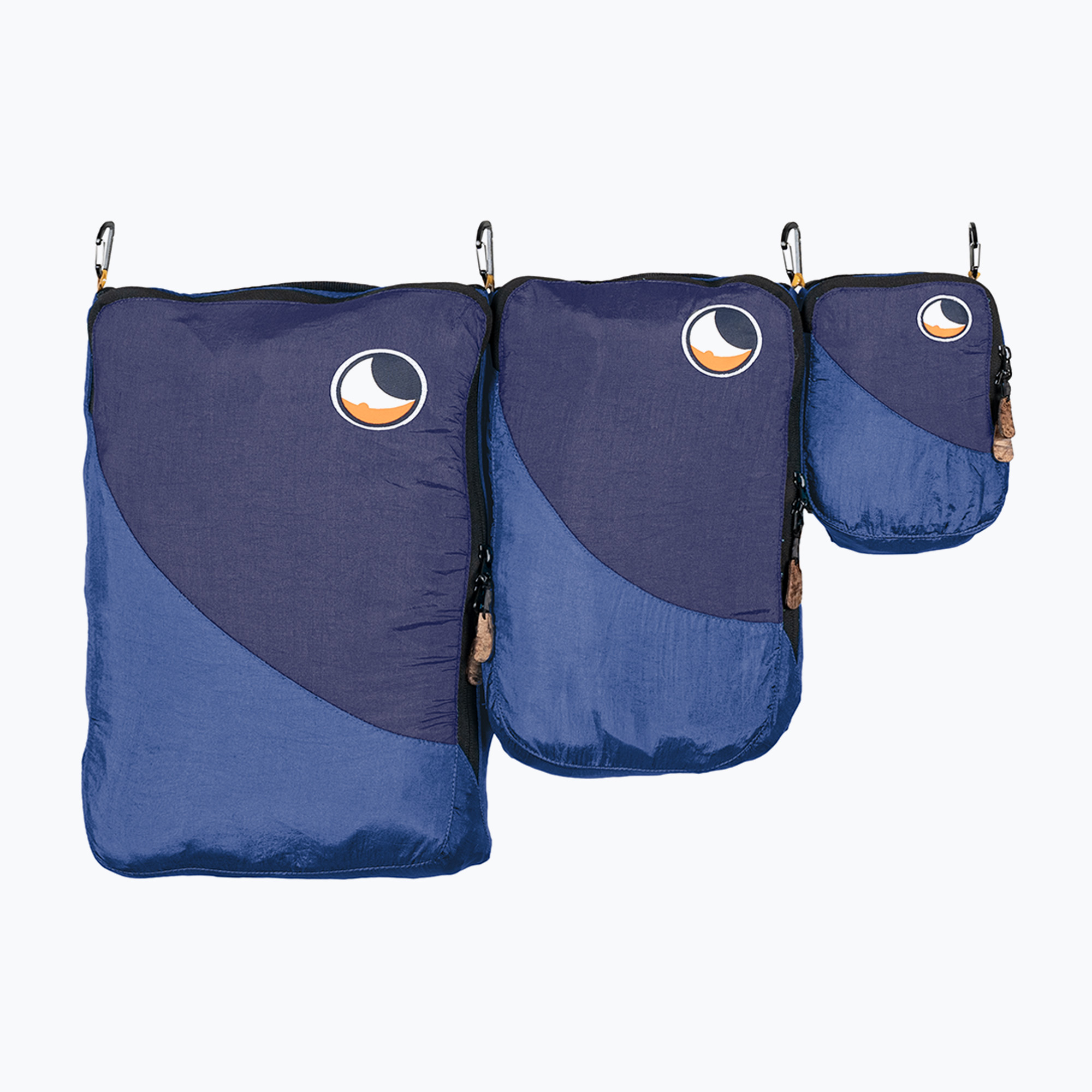 Súprava organizátorov Ticket To The Moon Travel Cube Set 3 szt. royal blue/navy blue (Travel Cube Set TMTCSET3906)