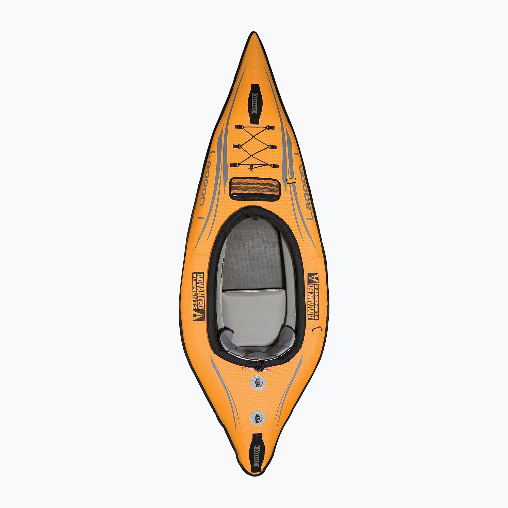 Надуваем каяк 1-местен Advanced Elements Lagoon 1 TM with Pump 254 cm orange/gray