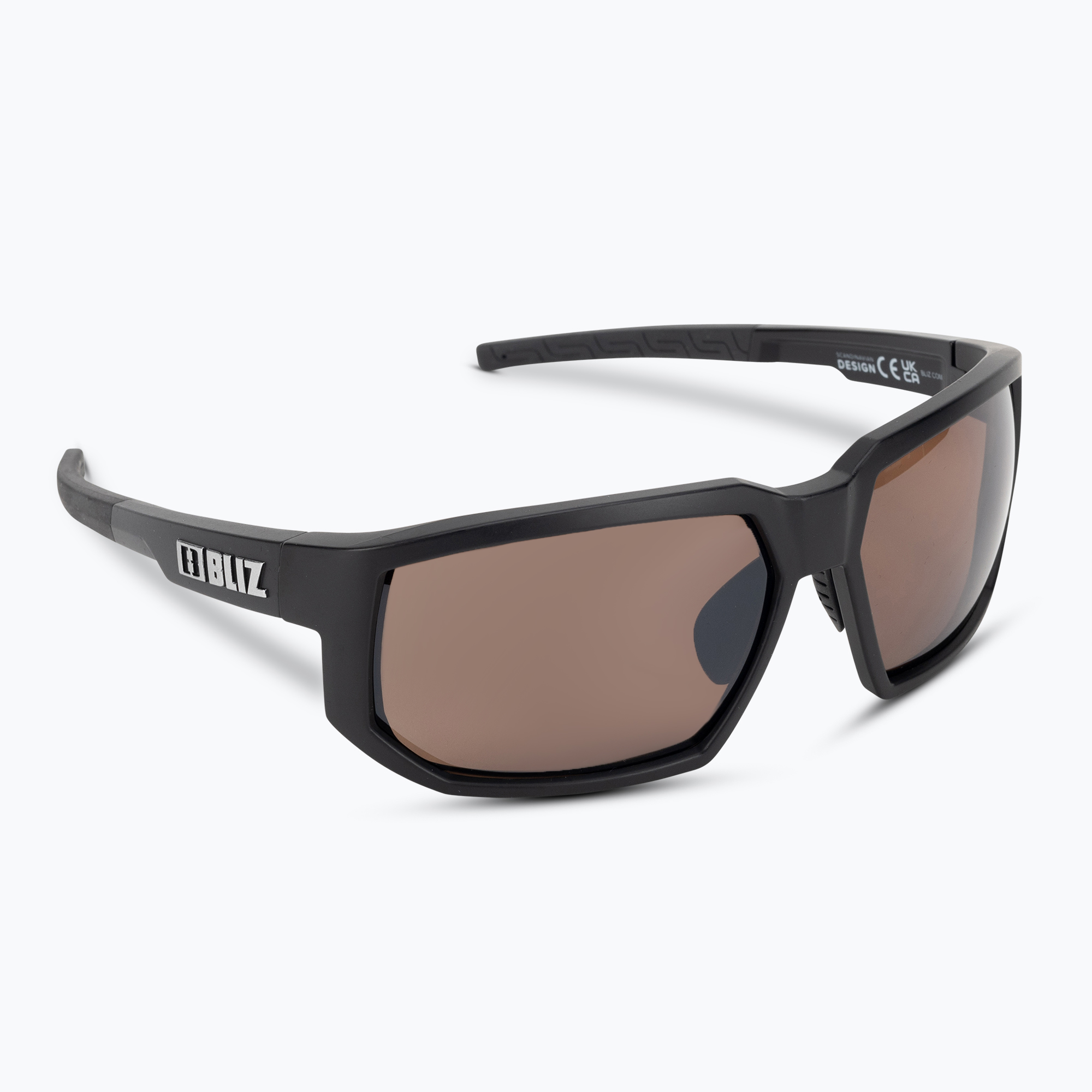 Очила за колоездене Bliz Arrow Polarized S3 matt black/brown silver mirror