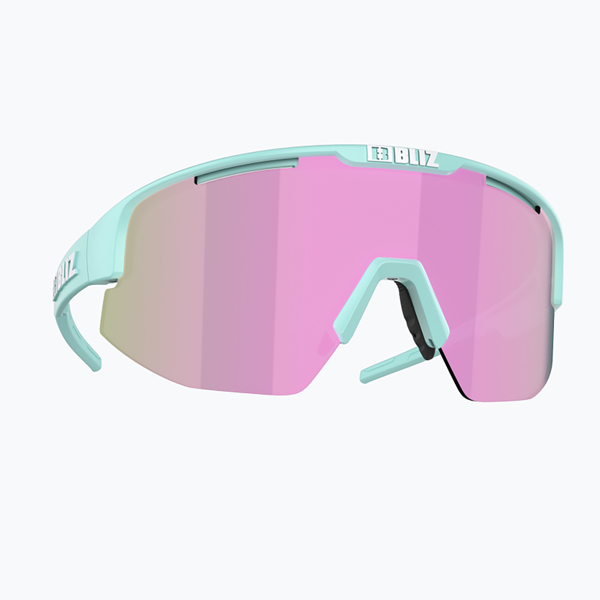 Occhiali da sole Bliz Matrix Small opaco menta pastello/marrone/rosa multi (Matrix Small 52407)