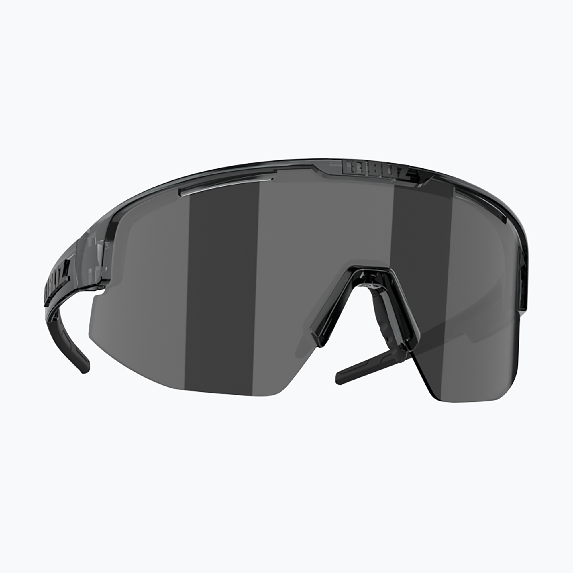 Slnečné okuliare Bliz Matrix Small crystal black/smoke/silver mirror (Matrix Small 52407)