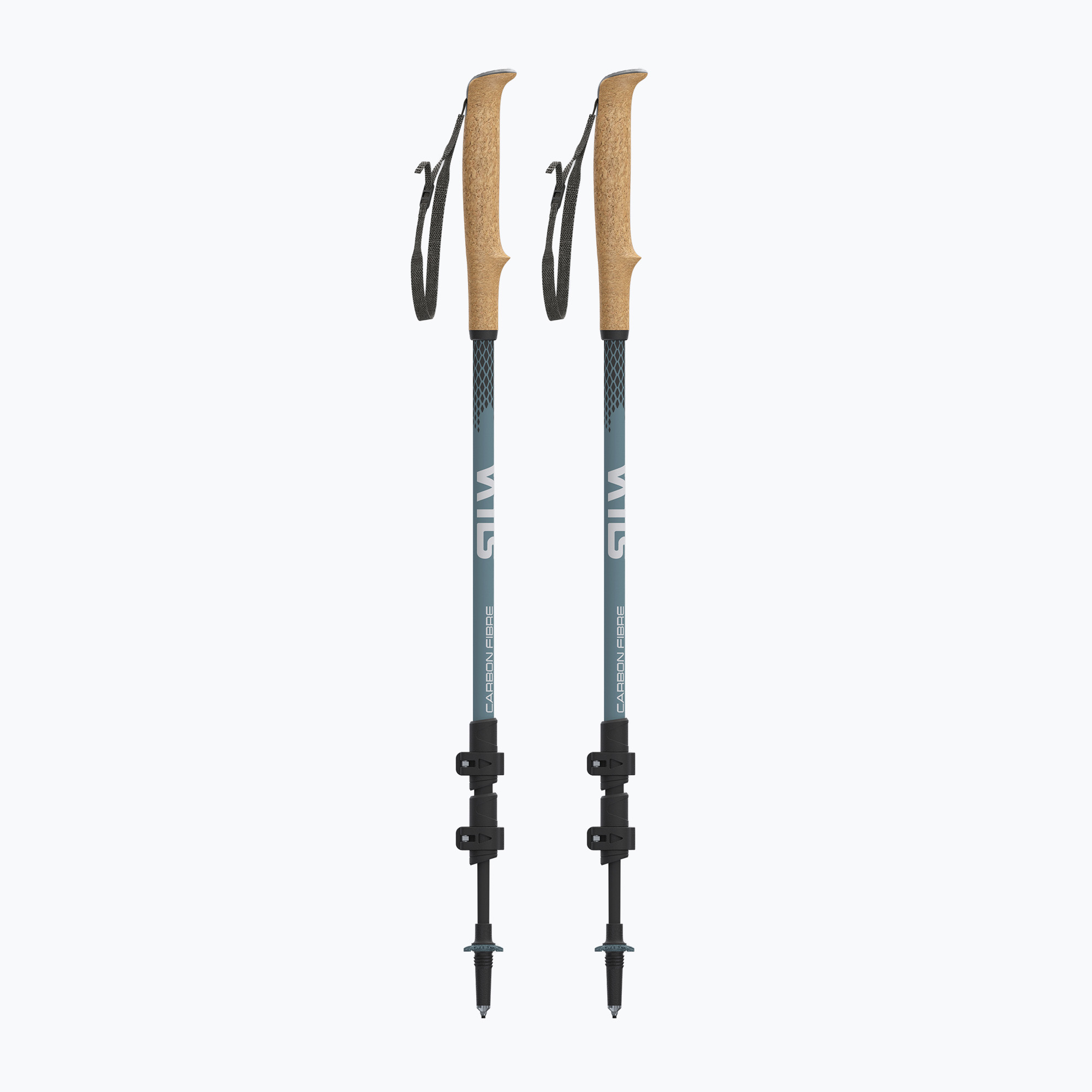 Trekingové palice Silva Trekking Poles Carbon Telescopic black