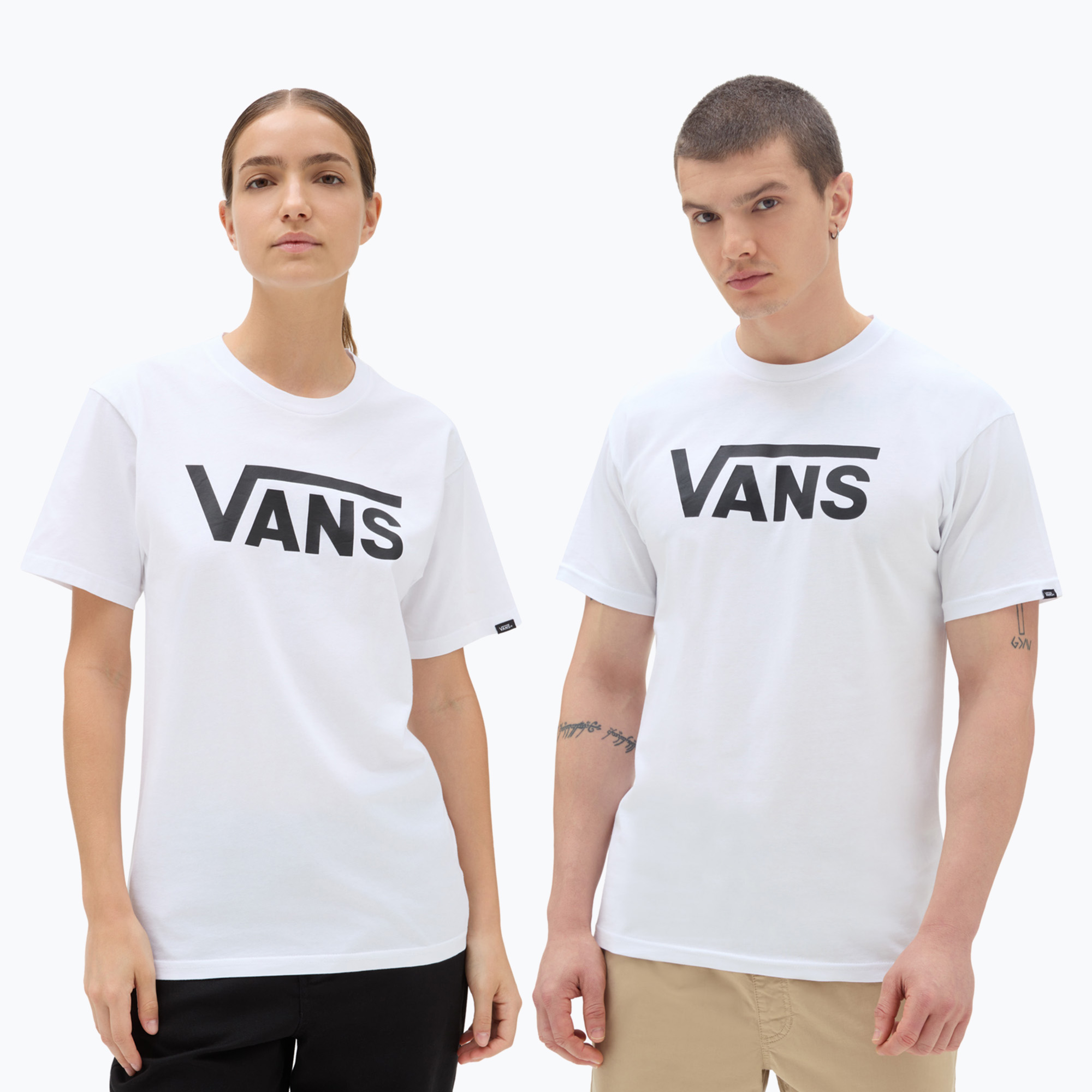 Pánske tričko Vans Mn Vans Classic white/black (Mn Vans Classic VN000GGGYB2)
