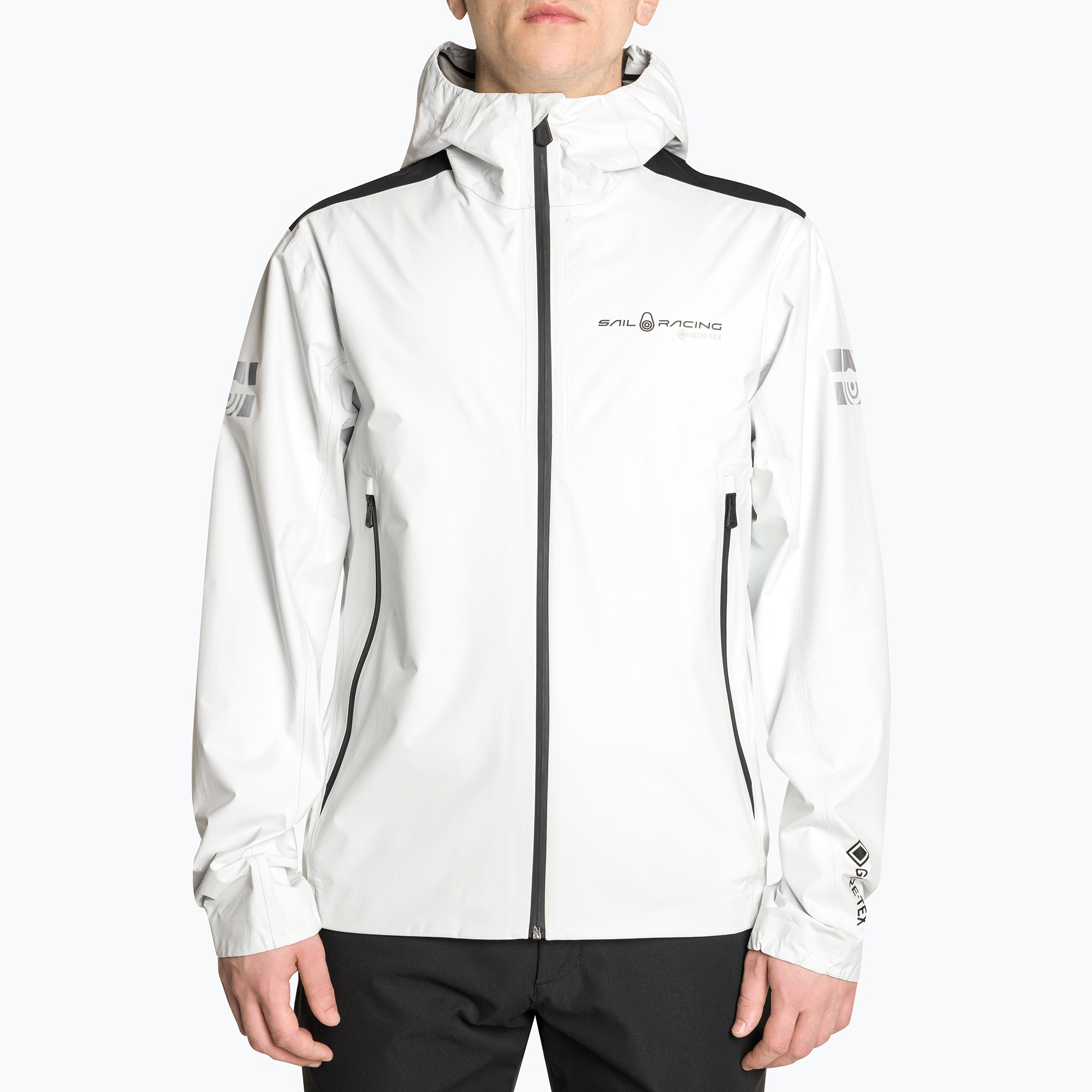 Kurtka żeglarska męska Sail Racing Spray Gore Tex storm white 