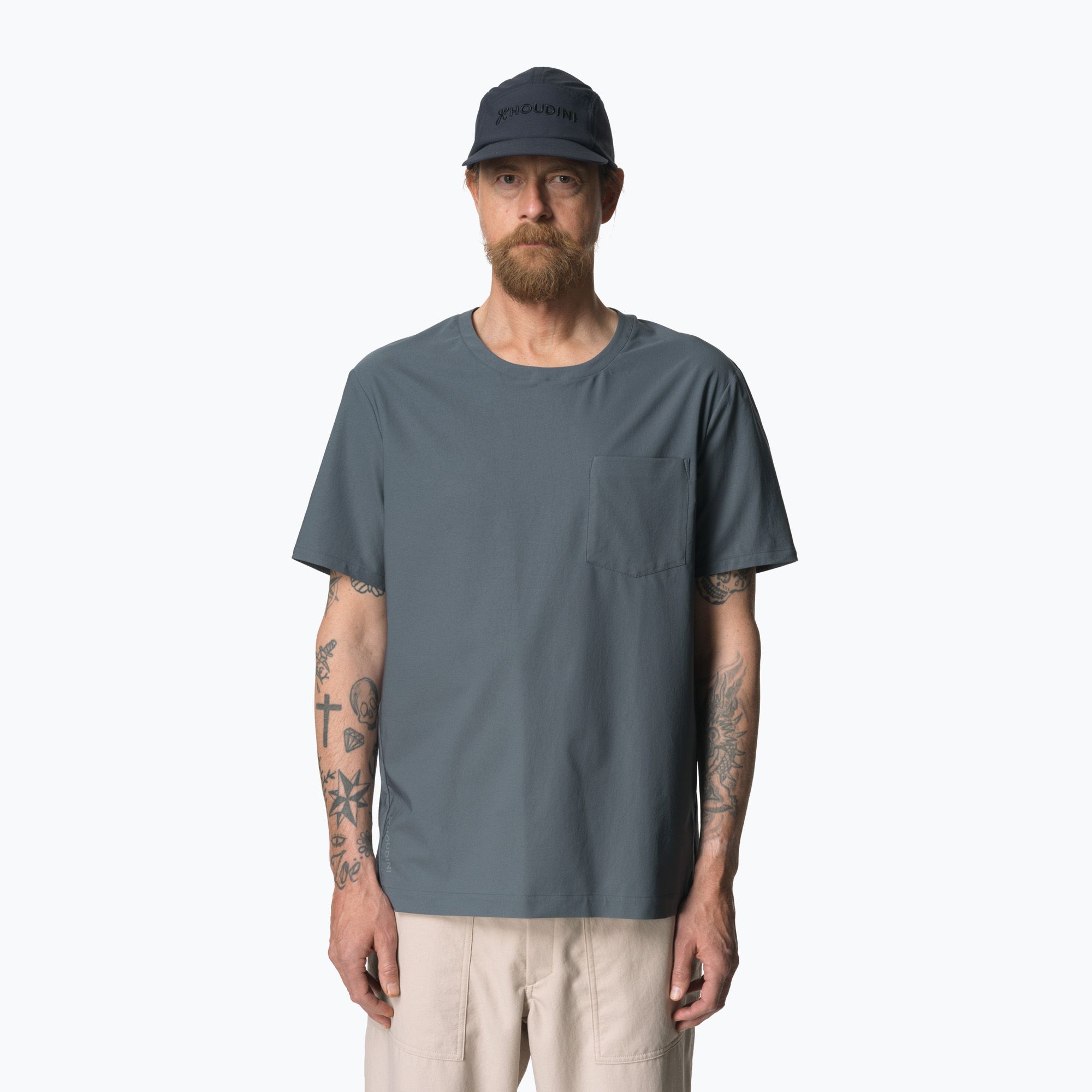 Koszulka męska Houdini Covet Tee thunder gray 