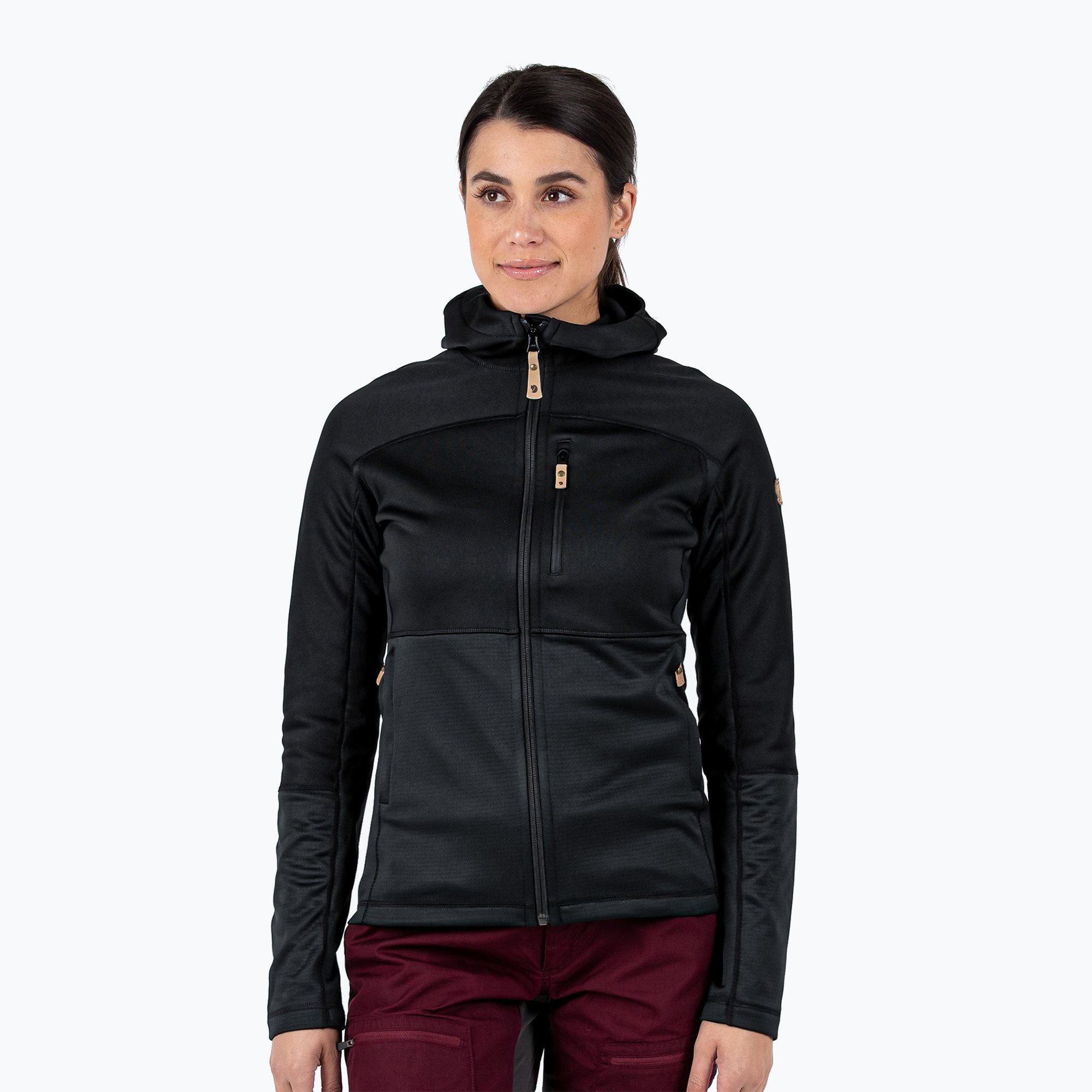 Bluza trekkingowa damska Fjällräven Abisko Trail Fleece black 