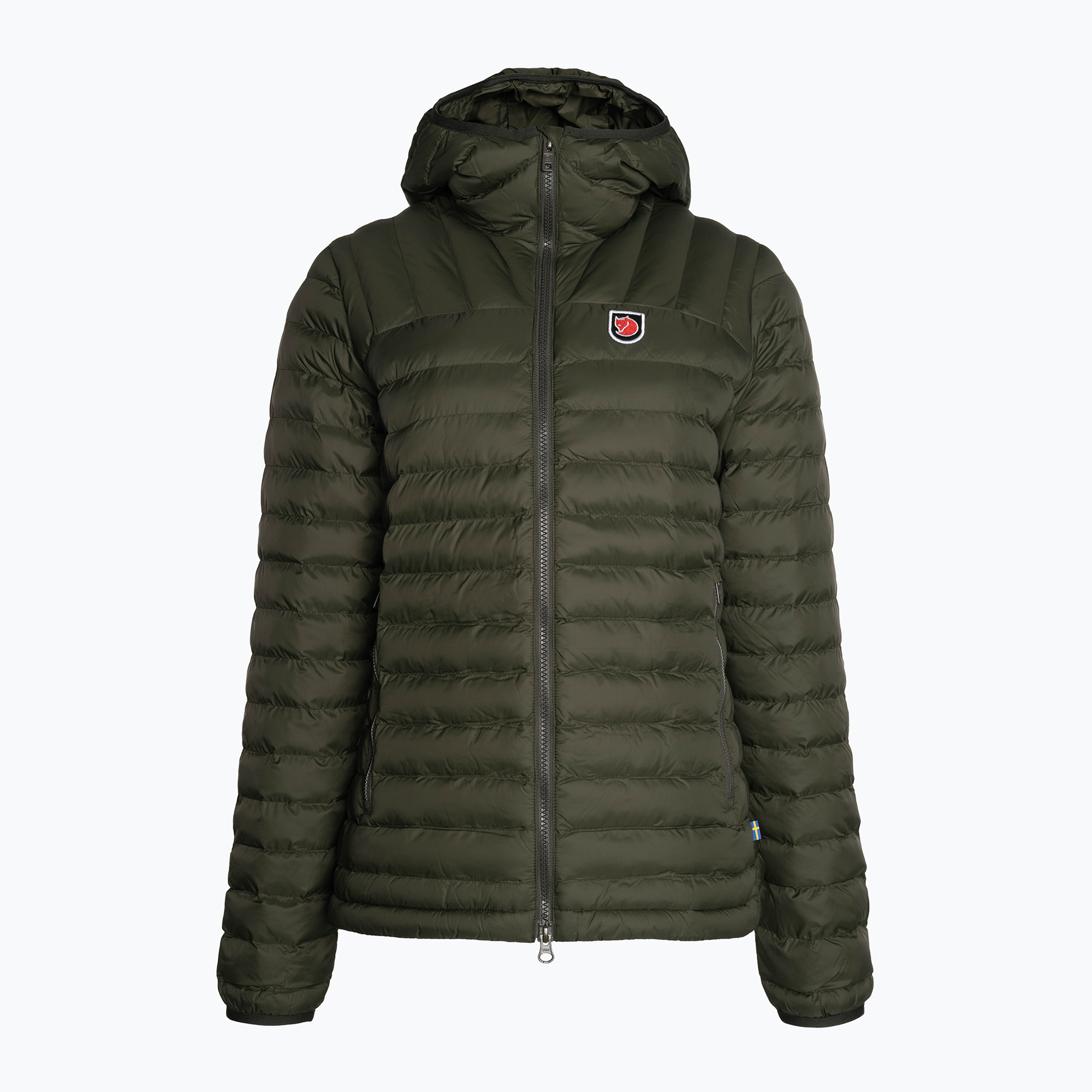 Kurtka damska Fjällräven Expedition Latt Hoodie deep forest 
