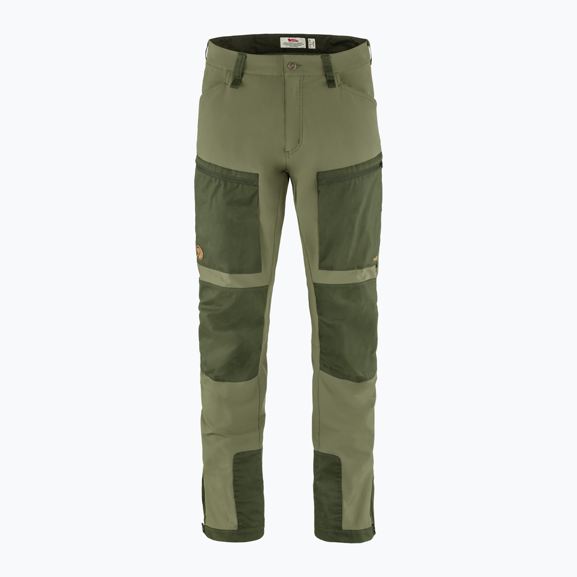 Spodnie trekkingowe męskie Fjällräven Keb Agile laurel green/ deep forest 