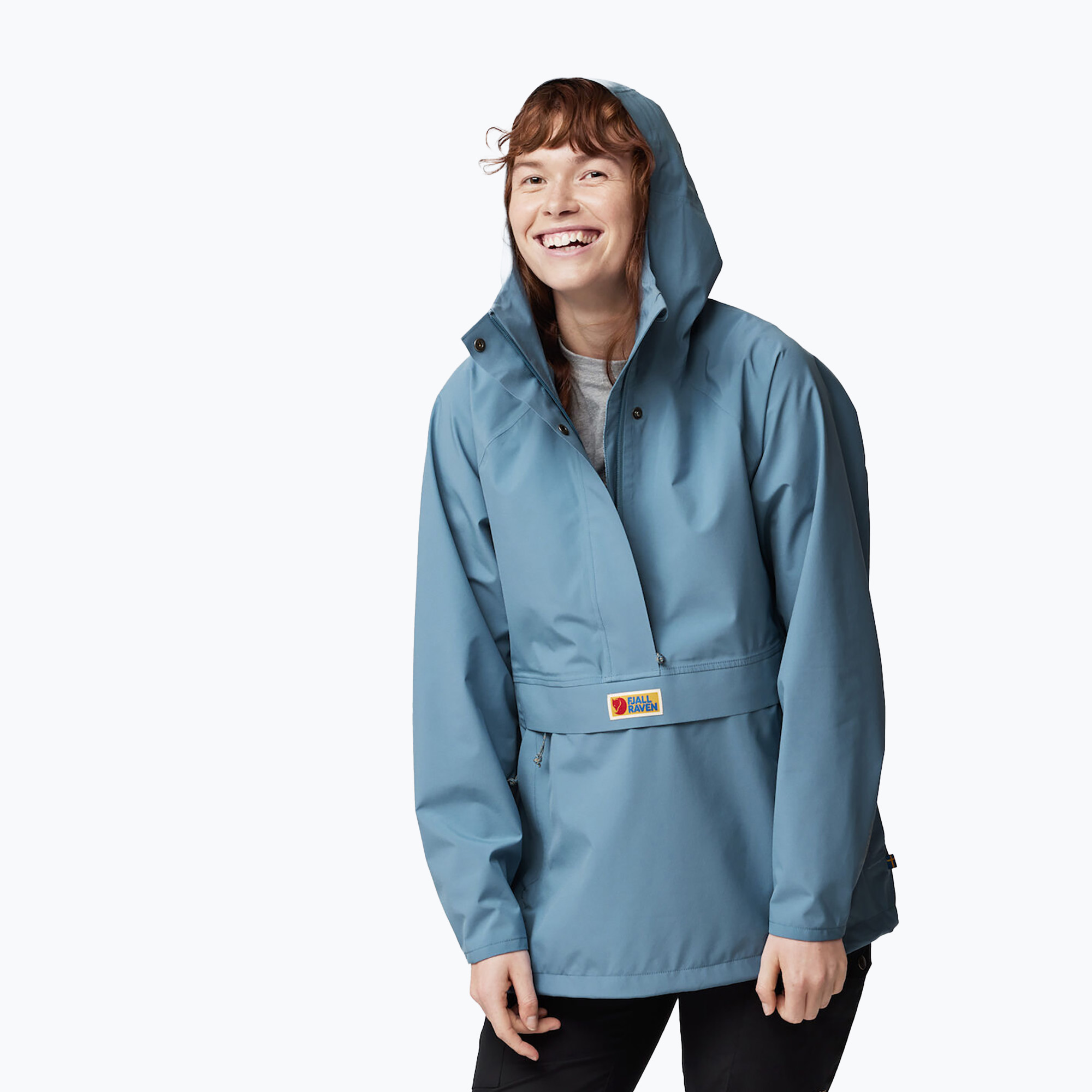Kurtka przeciwdeszczowa damska Fjällräven Vardag Hydratic Anorak dawn blue 