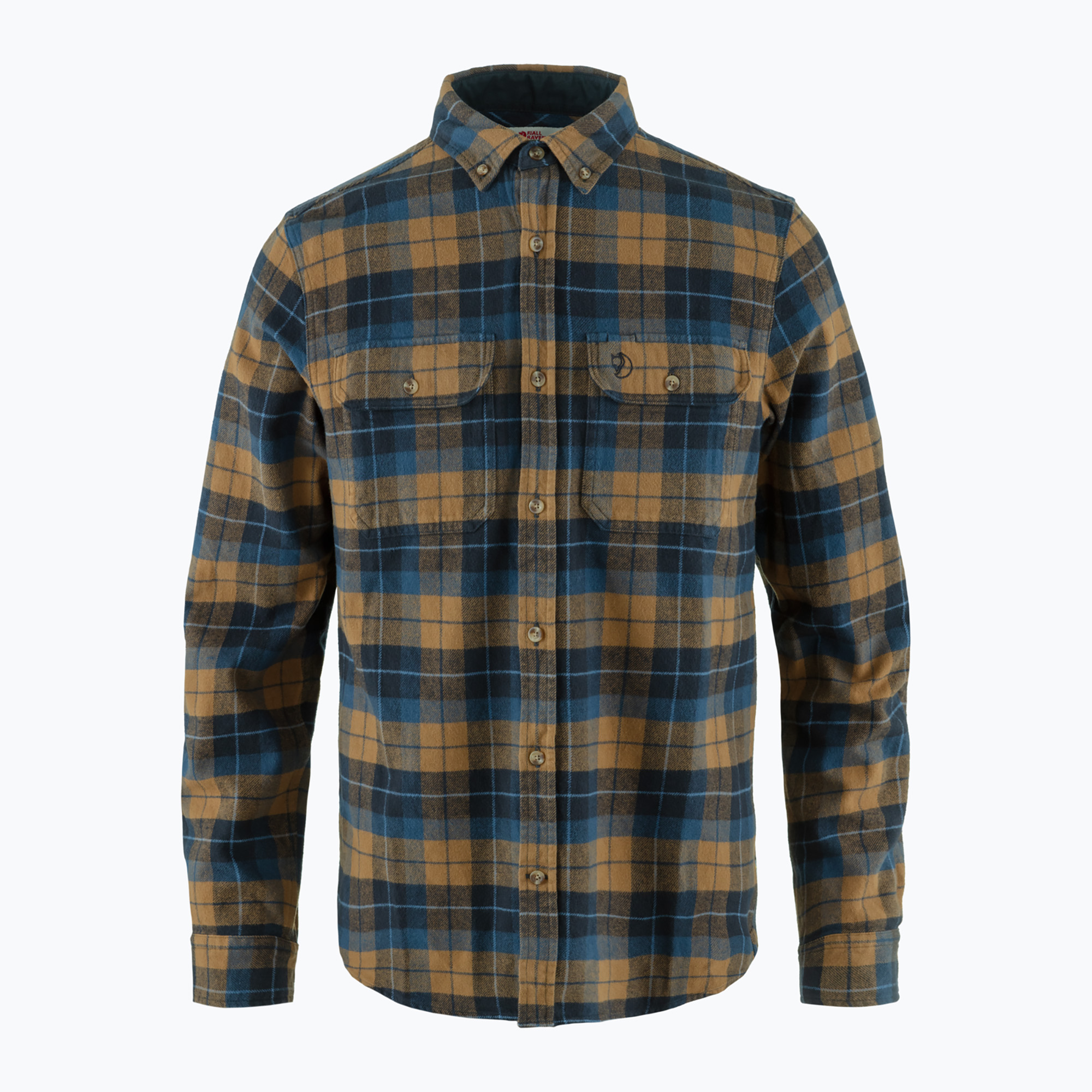 Koszula męska Fjällräven Singi Heavy Flannel dark navy/buckwheat brown 
