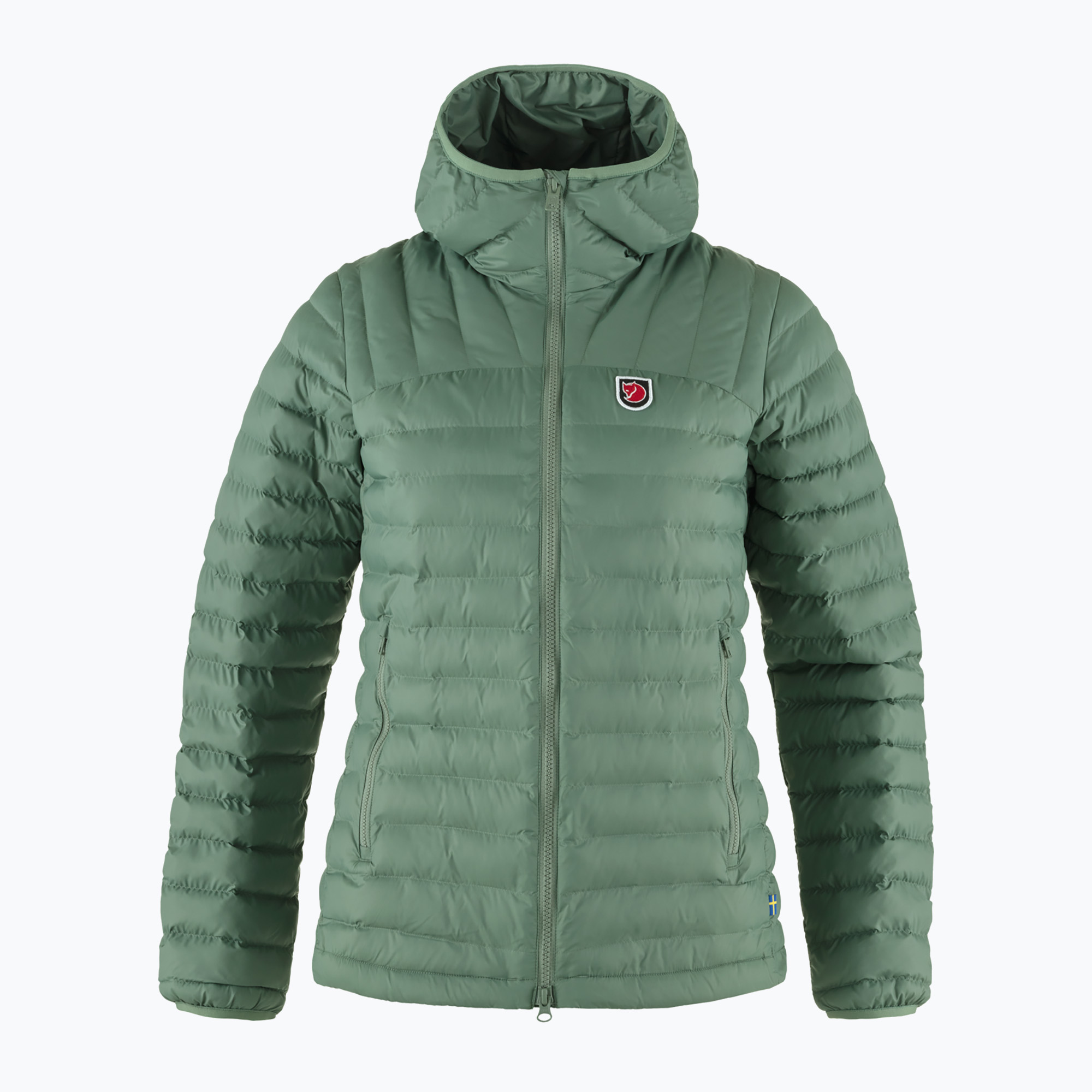Kurtka damska Fjällräven Expedition Lätt Hoodie patina green 