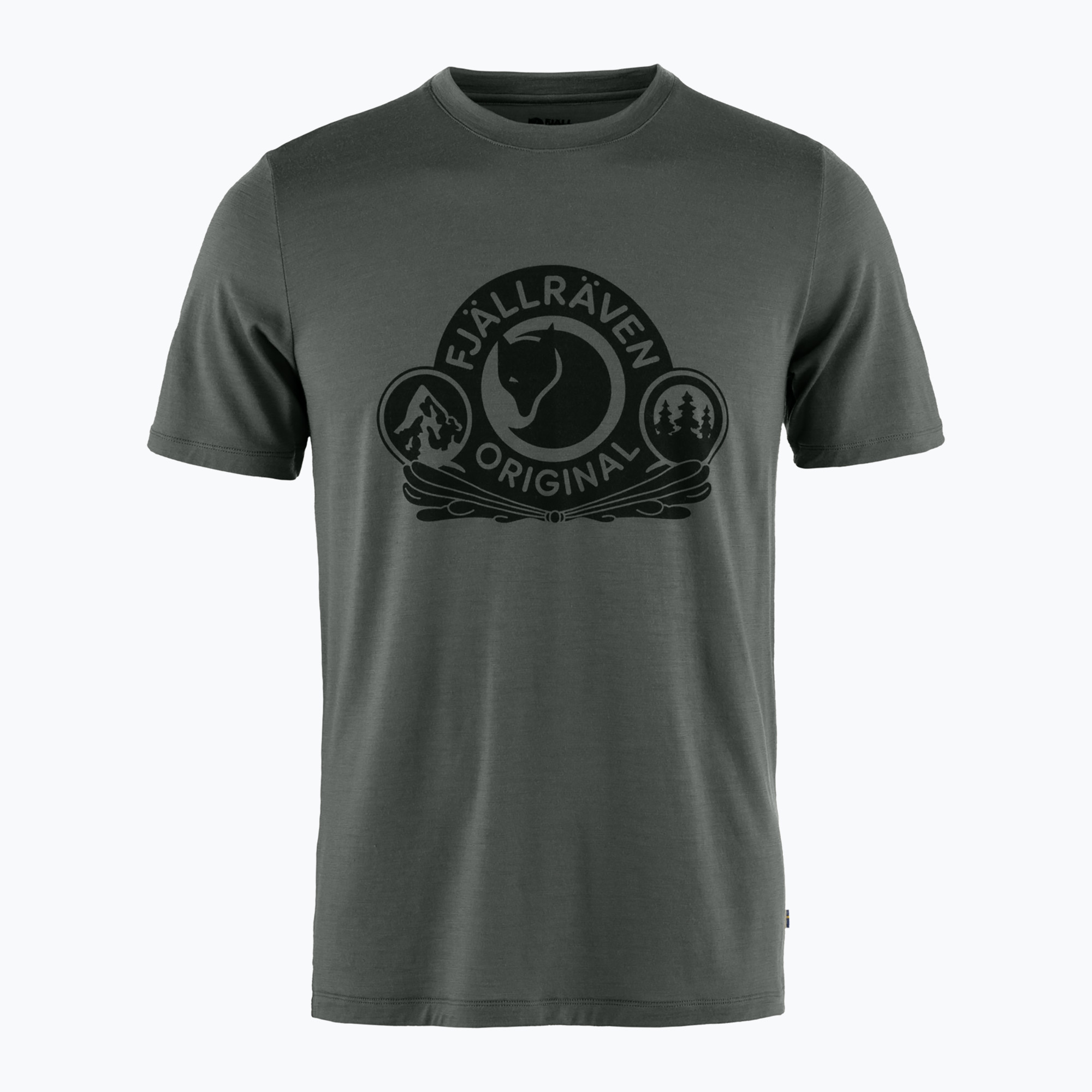 Koszulka męska Fjällräven Abisko Wool Classic basalt 