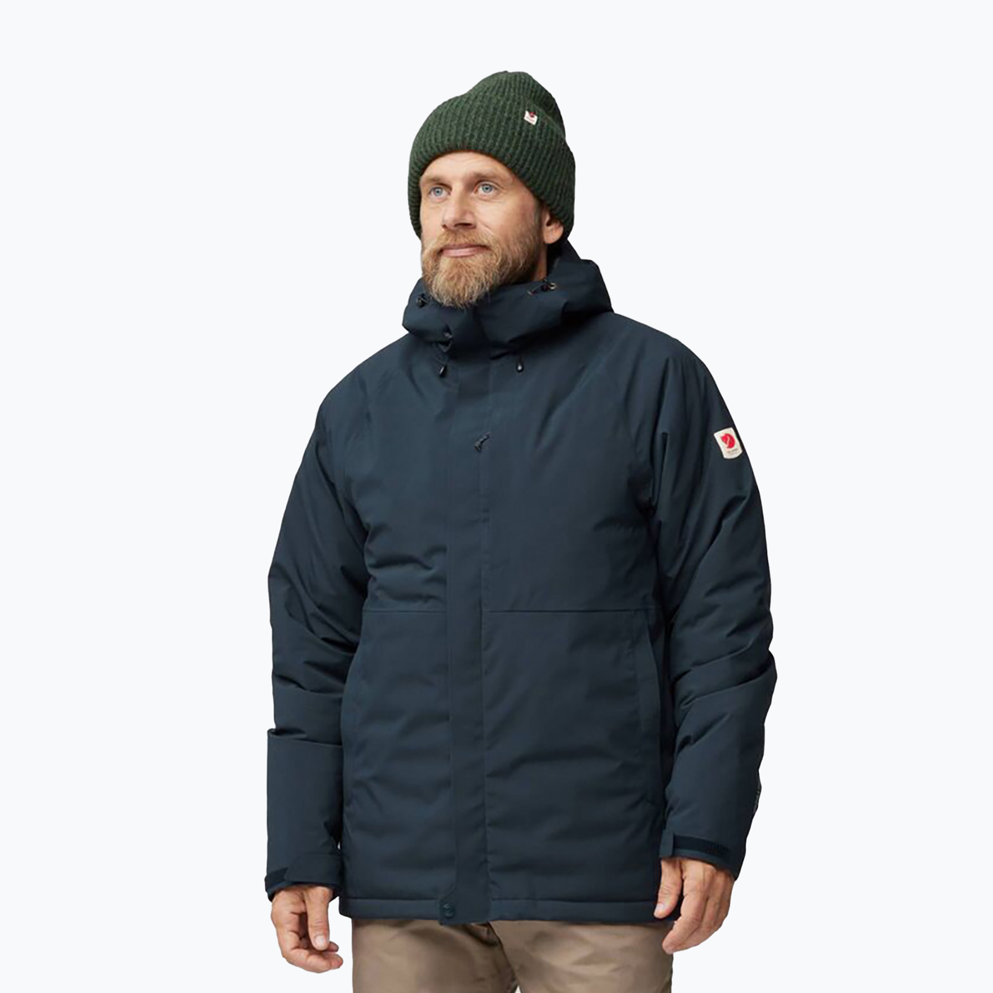 Kurtka przeciwdeszczowa męska Fjällräven HC Hydratic Padded Trail dark navy 