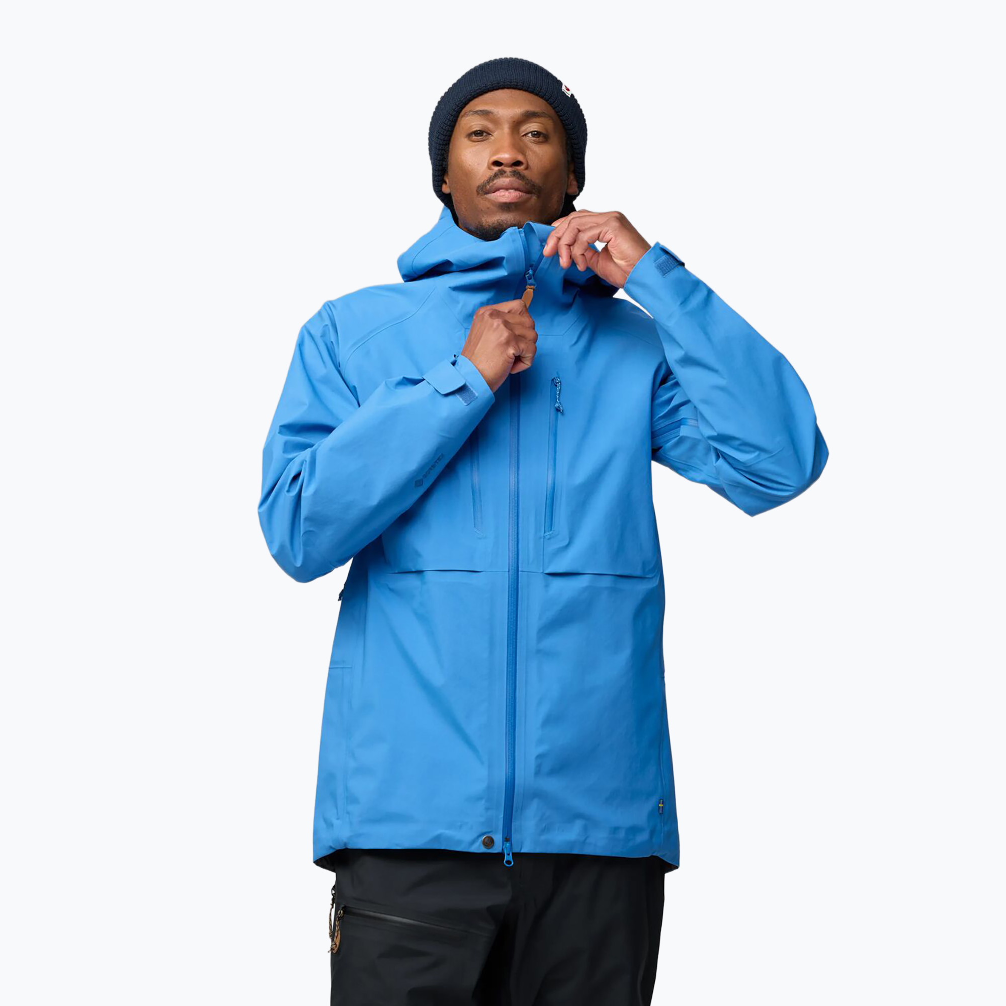 Kurtka przeciwwiatrowa męska Fjällräven Keb GTX un blue 