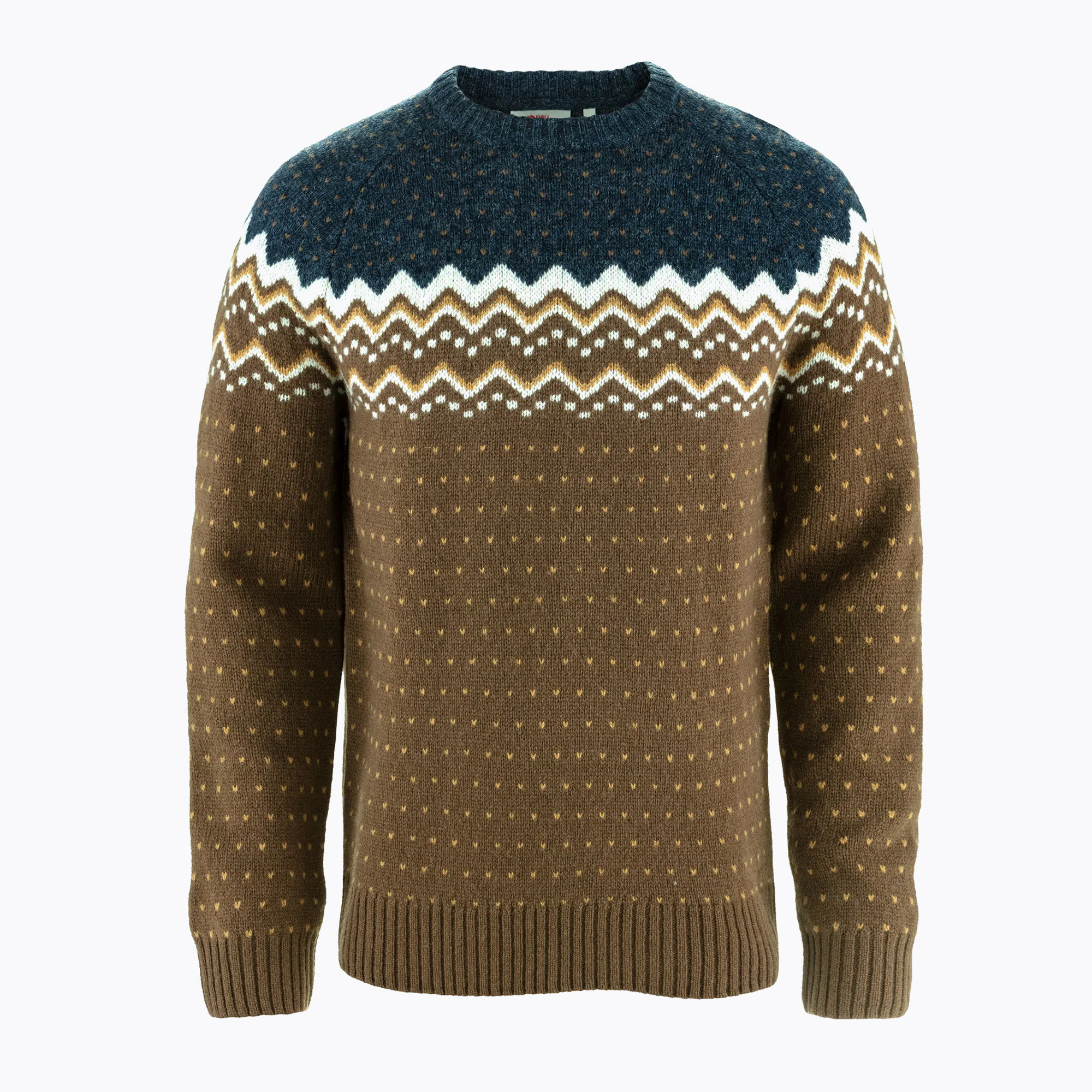 Sweter męski Fjällräven Övik Knit Sweater dark oak/navy