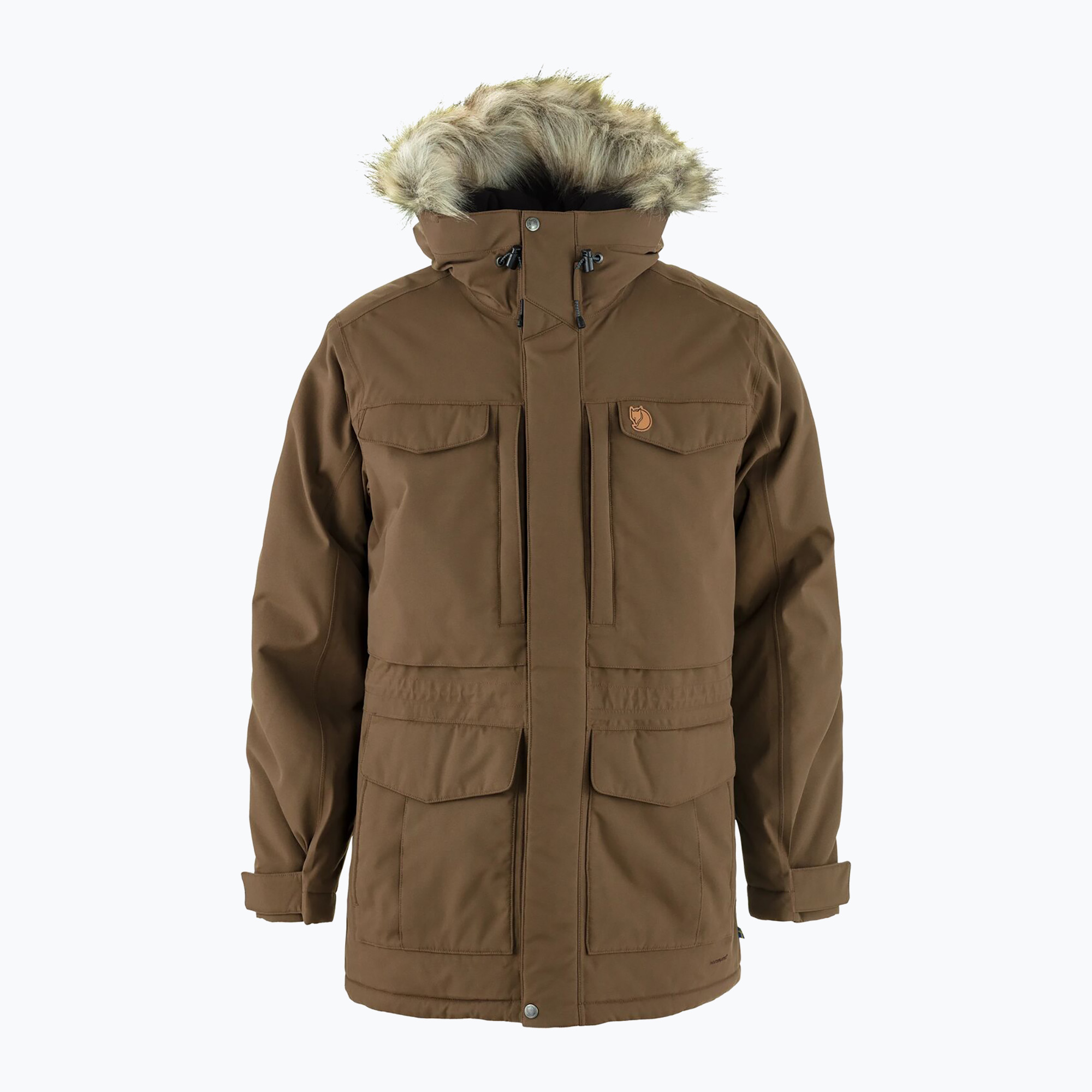 Kurtka zimowa męska Fjällräven Nuuk Parka dark oak 