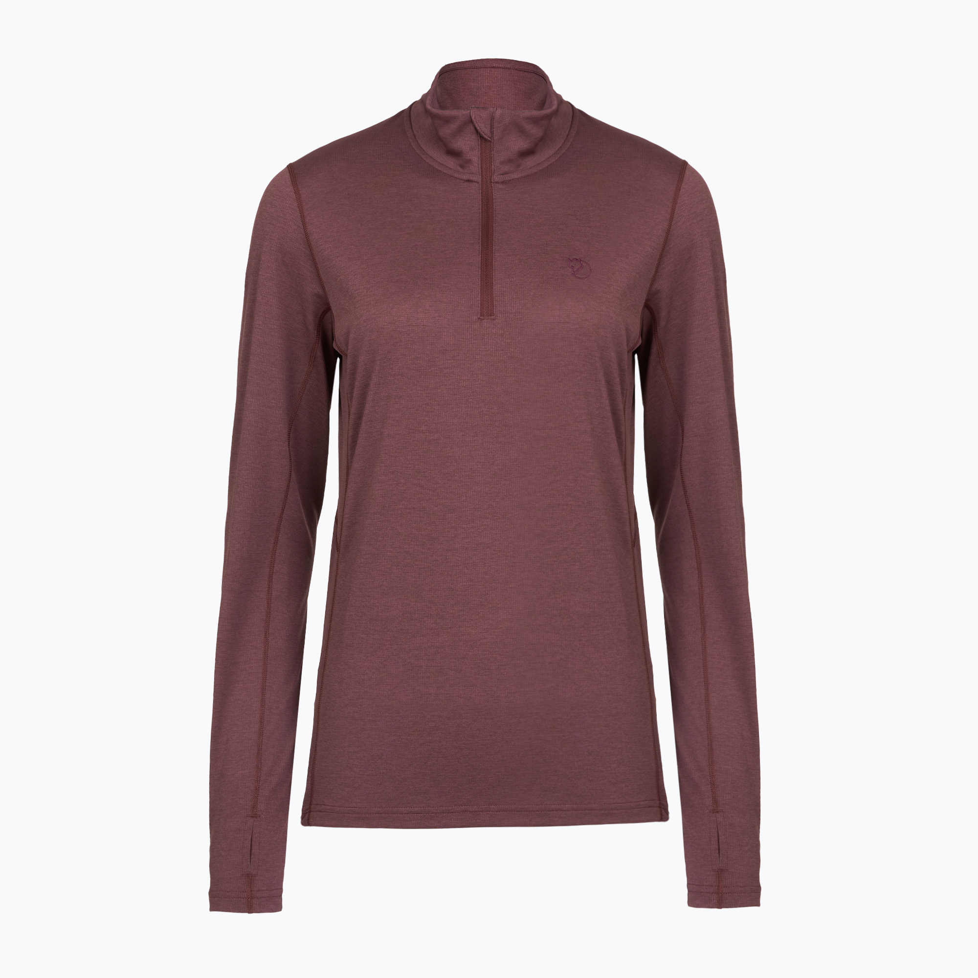 Bluza trekkingowa damska Fjällräven Abisko Day Hike Half Zip port