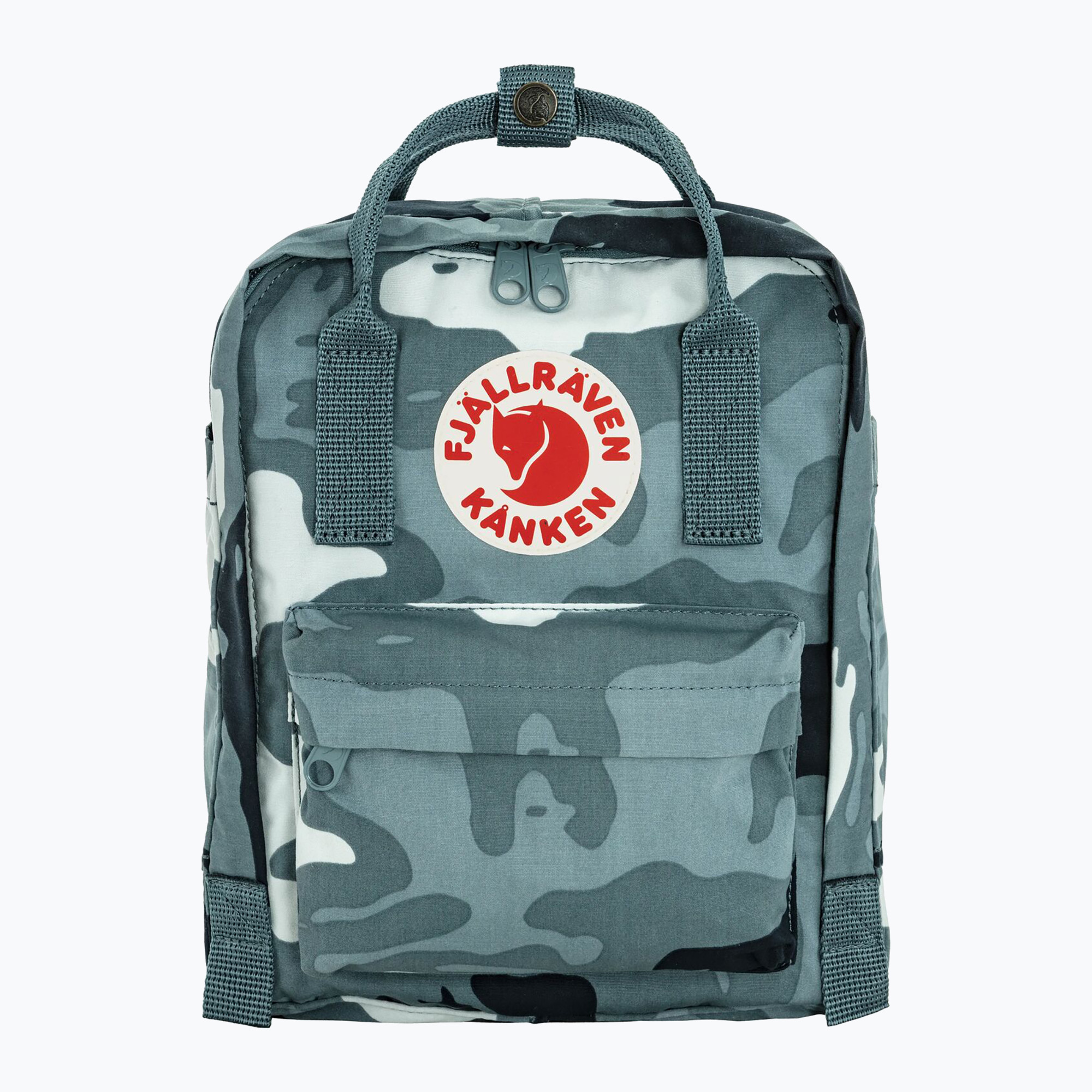 Plecak miejski Fjällräven Kanken Graphics Mini 7 l nimbus blue/hidden animals 