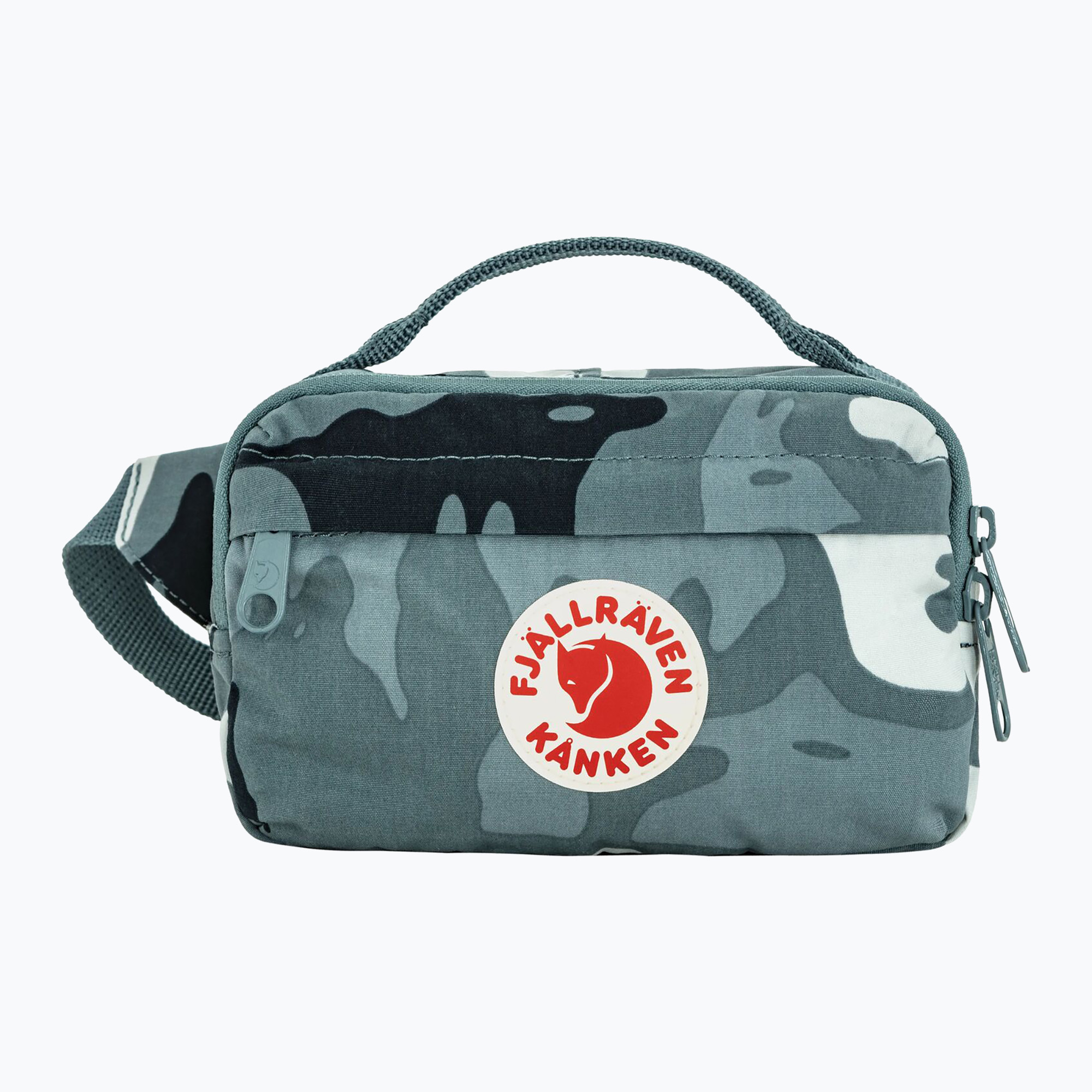 Saszetka nerka Fjällräven Kanken Graphics Hip Pack nimbus blue/hidden animals 