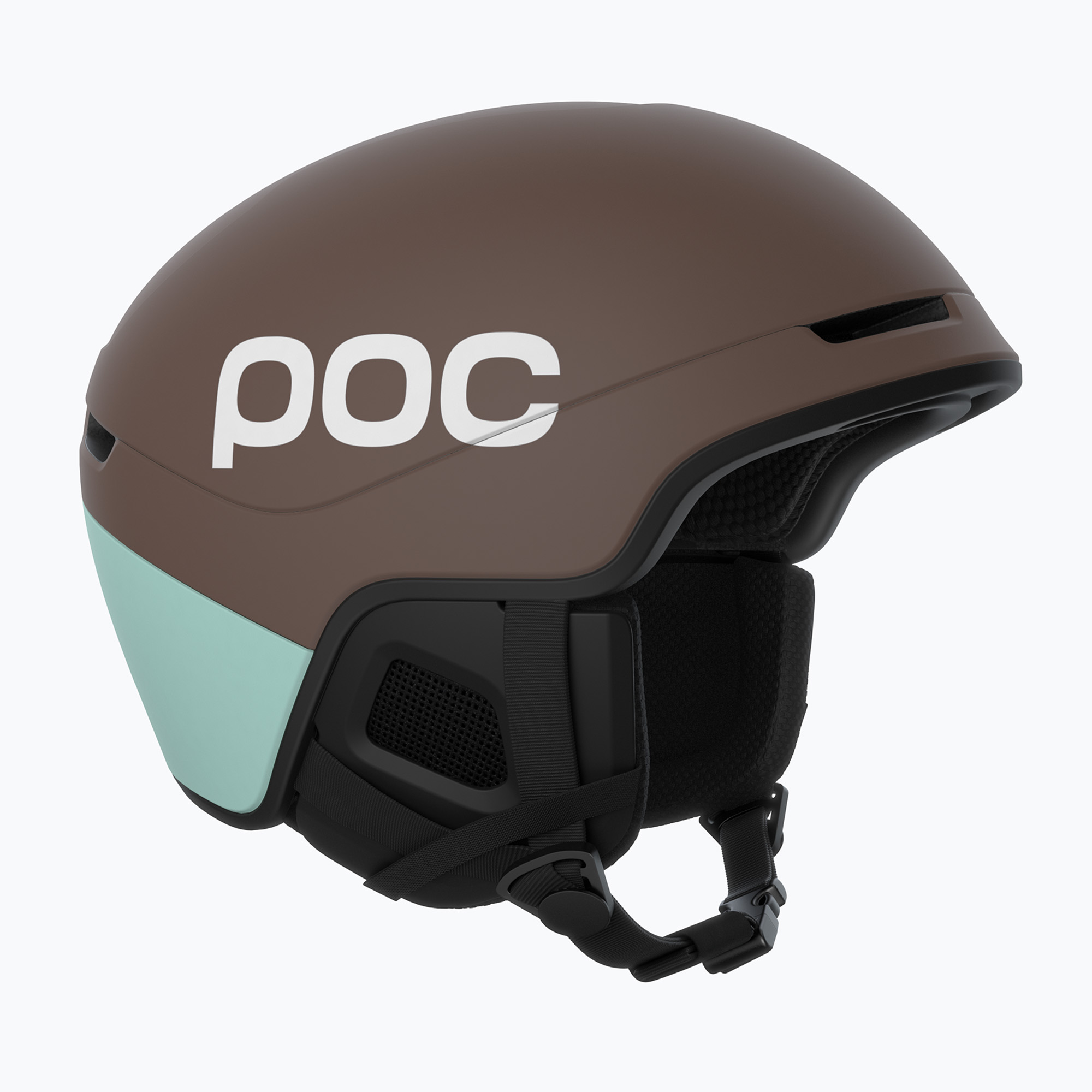 Lyžařská helma POC Obex Contour bronzite brown matt/lazurite blue matt