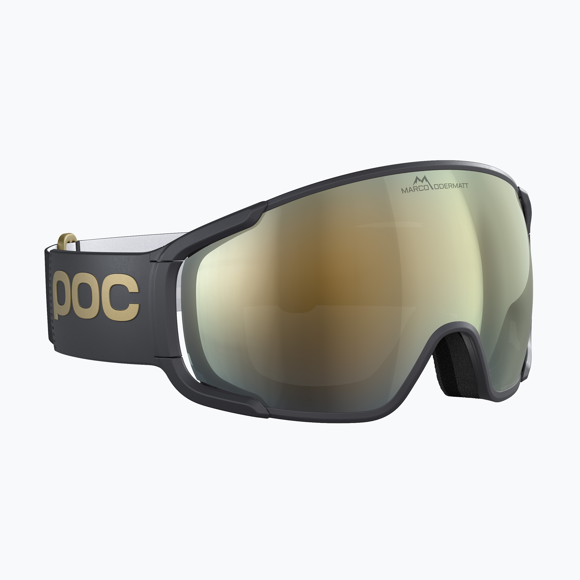 Скиорскa маска POC Zonula Race Marco Odermatt Ed. S2 S1 uranium black/podium gold/sunny gold