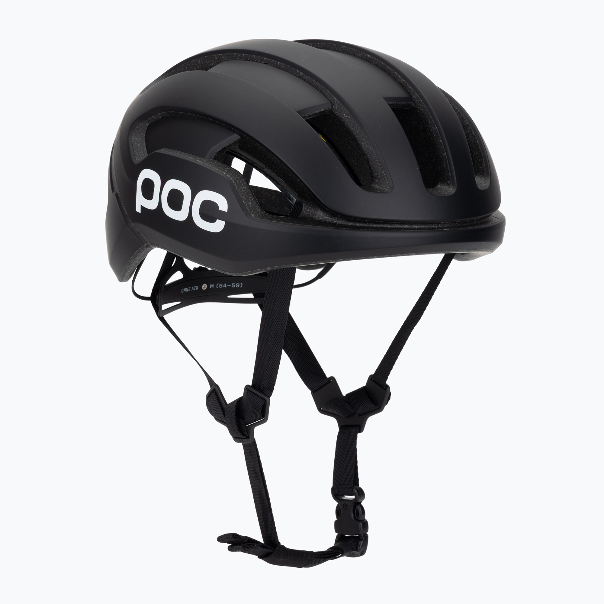 Cască de ciclism POC Omne Air MIPS uranium black matt/hydrogen white w. logo
