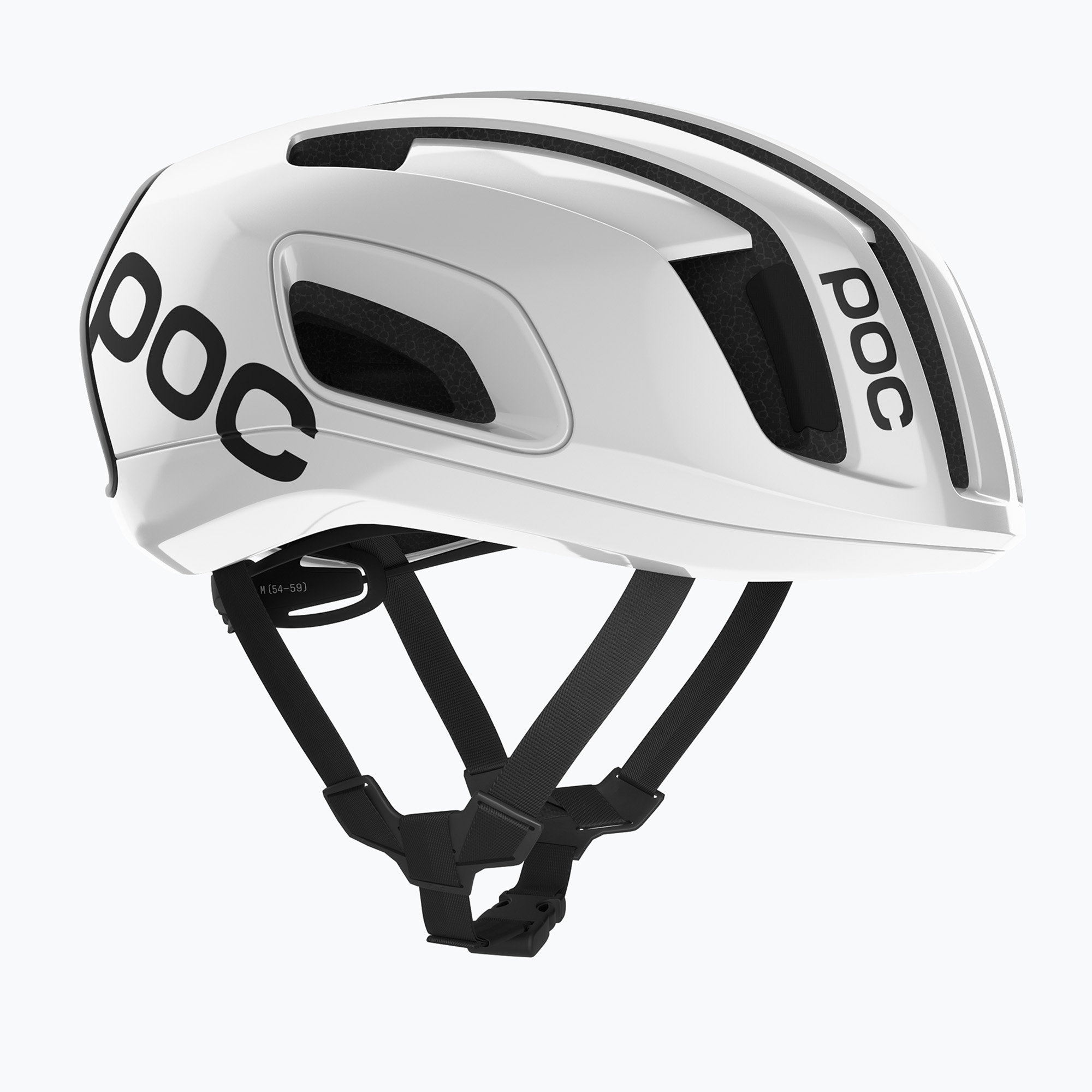 Велосипедна каска POC Cytal hydrogen white/uraniumb black matt w. Logo
