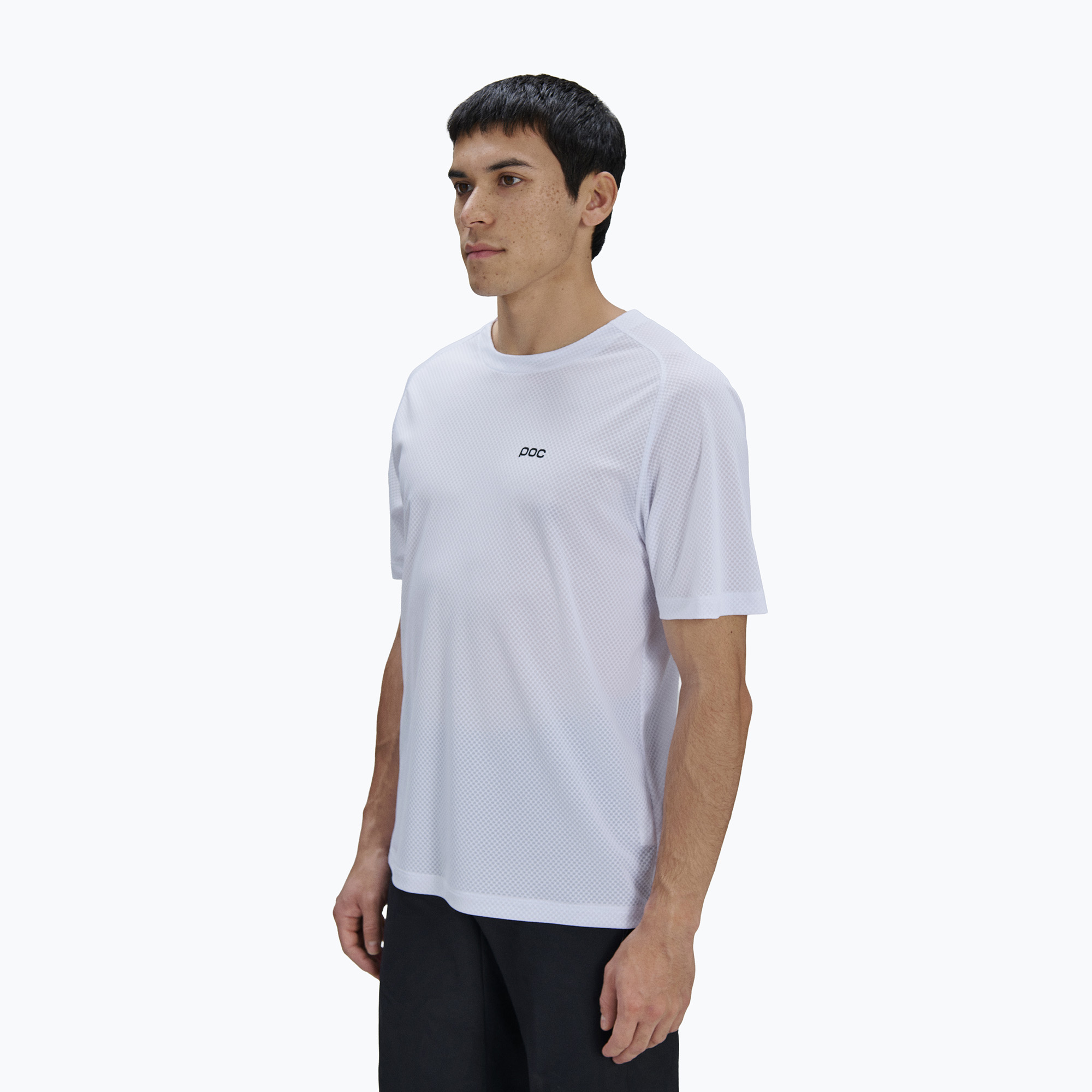 Мъжка тениска за колоездене POC Motion Air Jersey hydrogen white