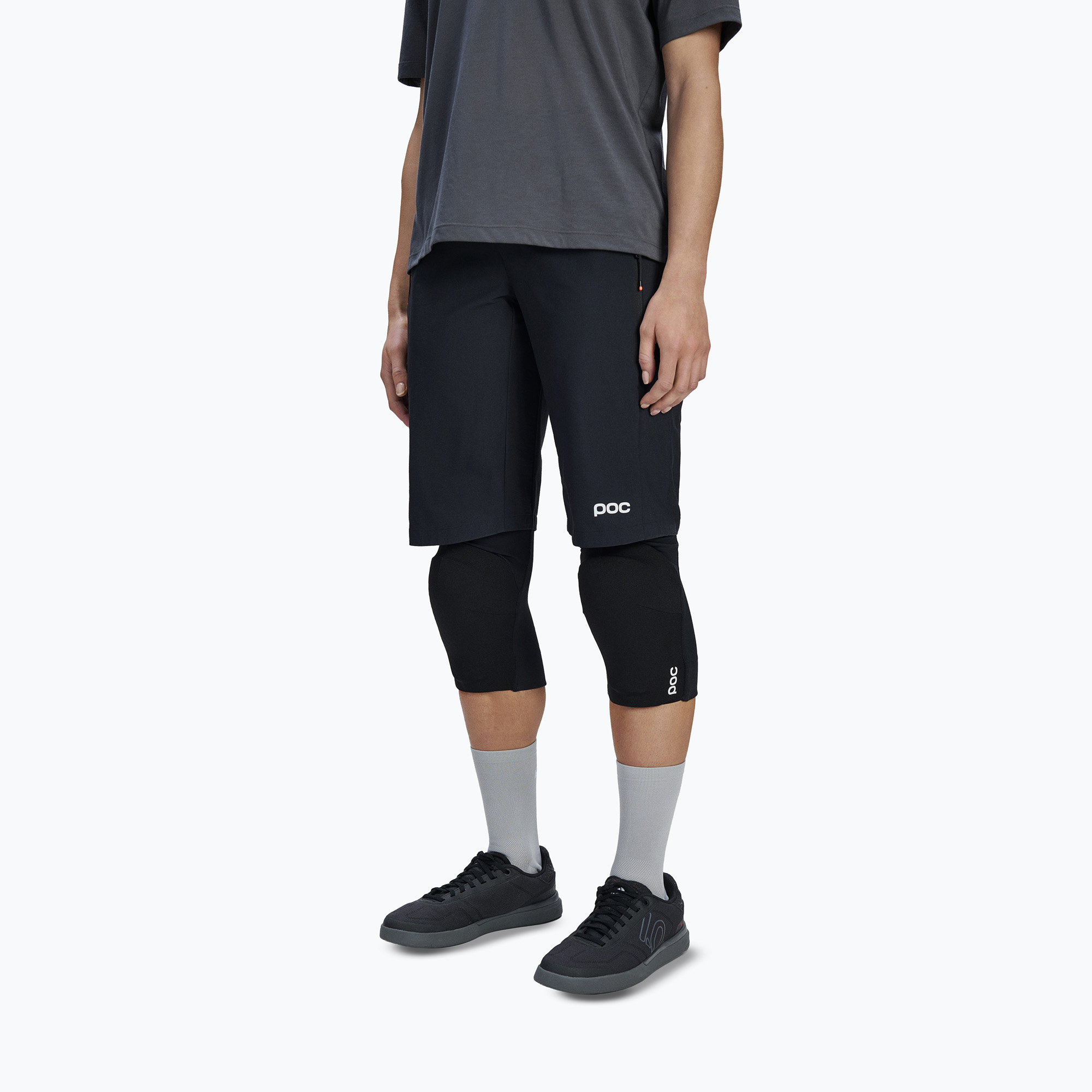 Дамски шорти за колоездене POC Motion W uranium black