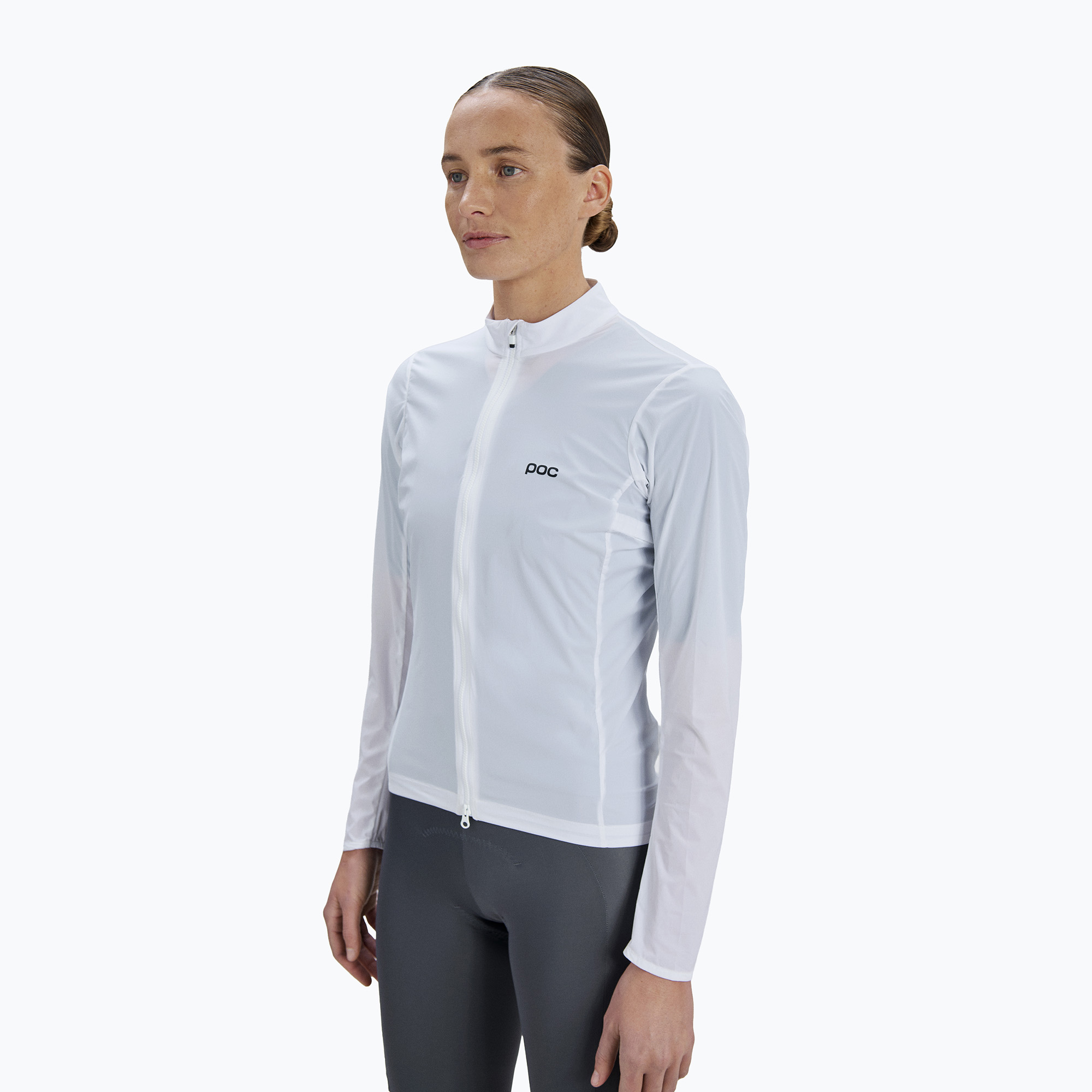 Дамско яке за колоездене POC Essential Splash W hydrogen white