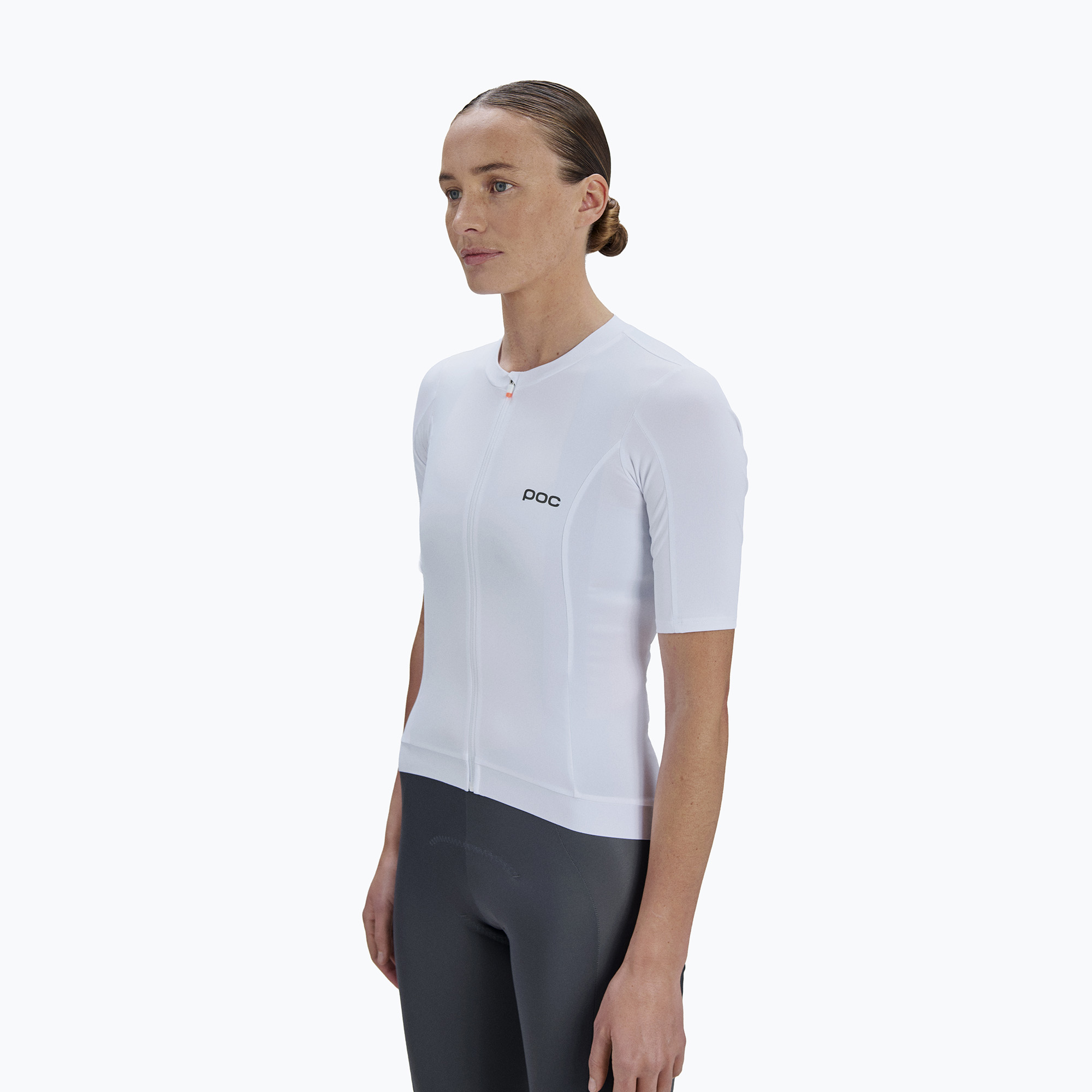 Дамска тениска за колоездене POC Cadence Jersey hydrogen white