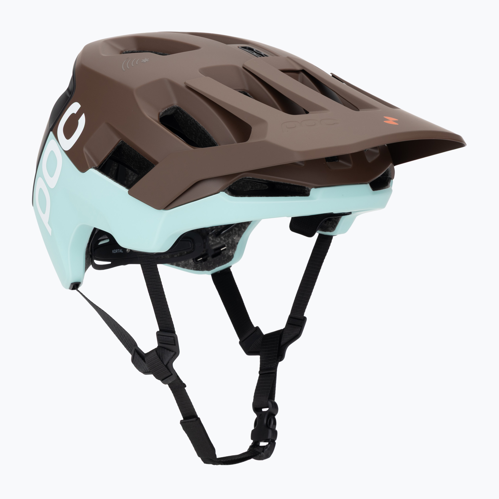 Cască de ciclism POC Kortal Race MIPS bronzite brown matt/lazurite blue matt