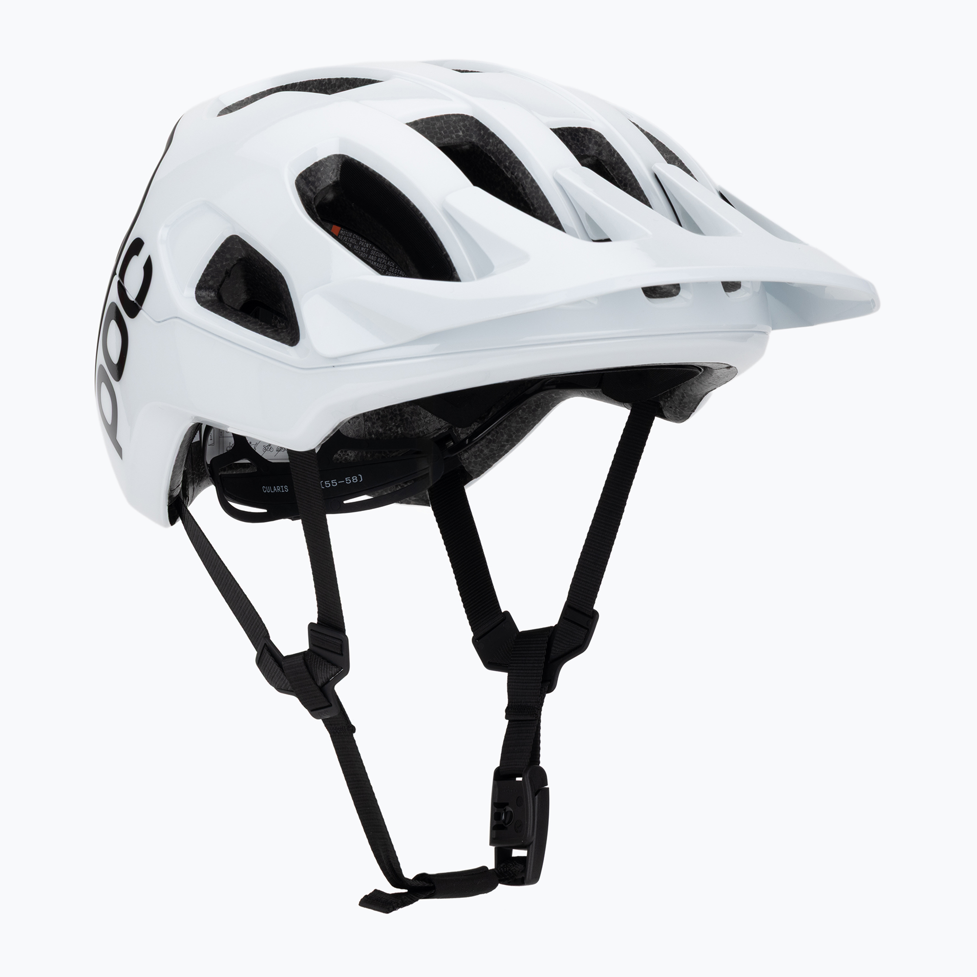 Cască de ciclism POC Cularis hydrogen white/uranium black matt w. logo