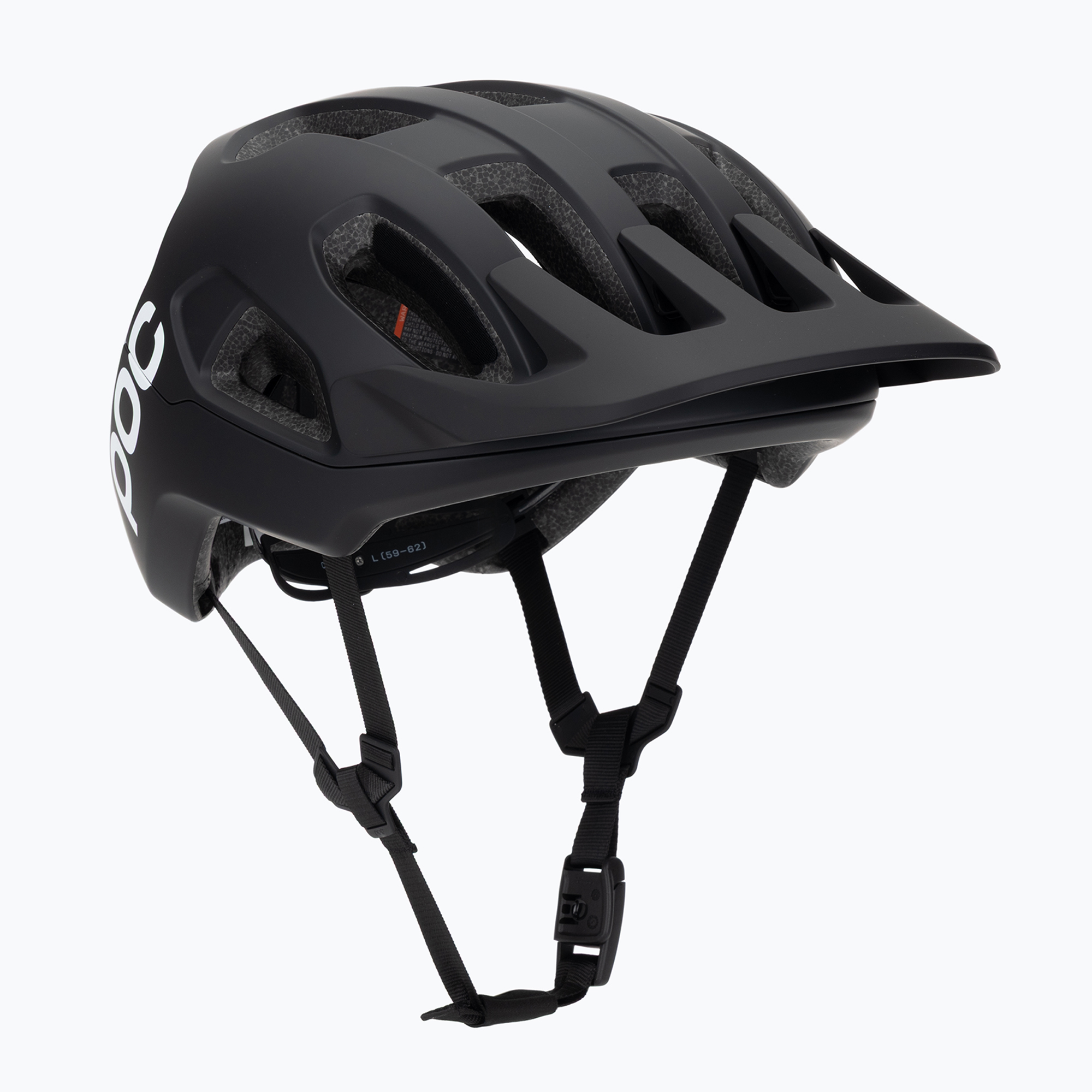 Cască de ciclism POC Cularis uranium black matt/hydrogen white w. logo