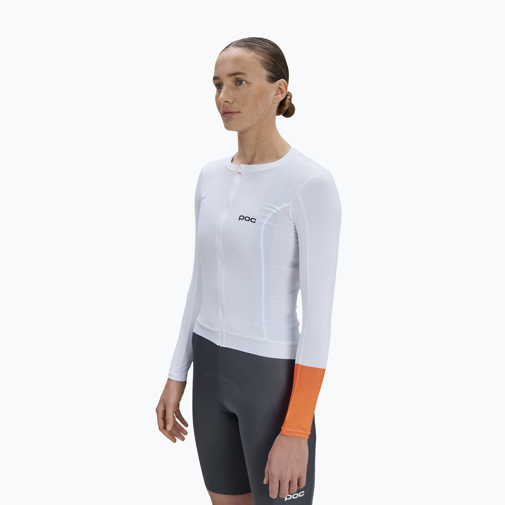 Дамска блуза с дълъг ръкав за колоездене POC Cadence Jersey hydrogen white