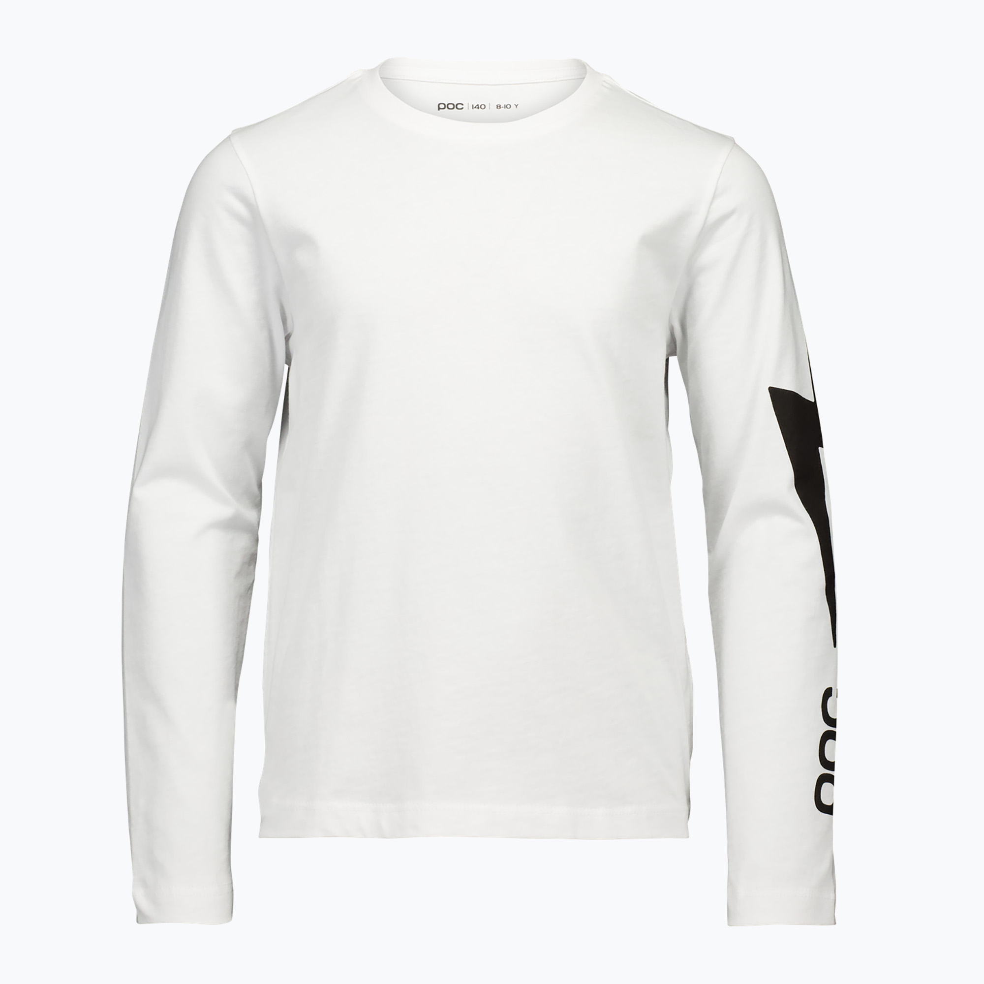 Детска блуза с дълъг ръкав POC Tee Jr blixten white