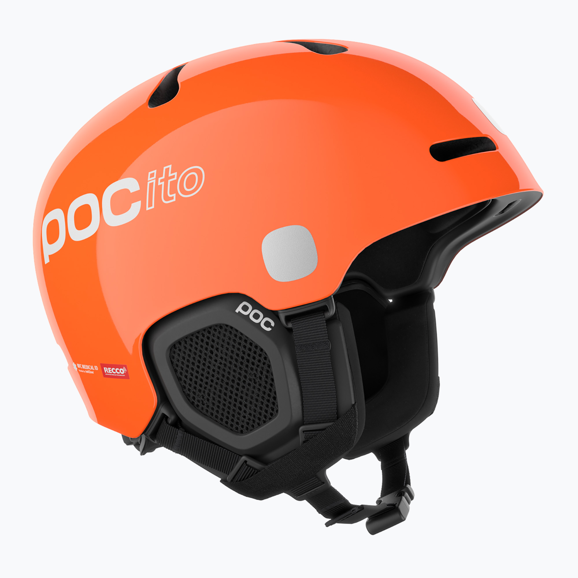 Детска скиорска каска POC POCito Fornix MIPS fluorescent orange