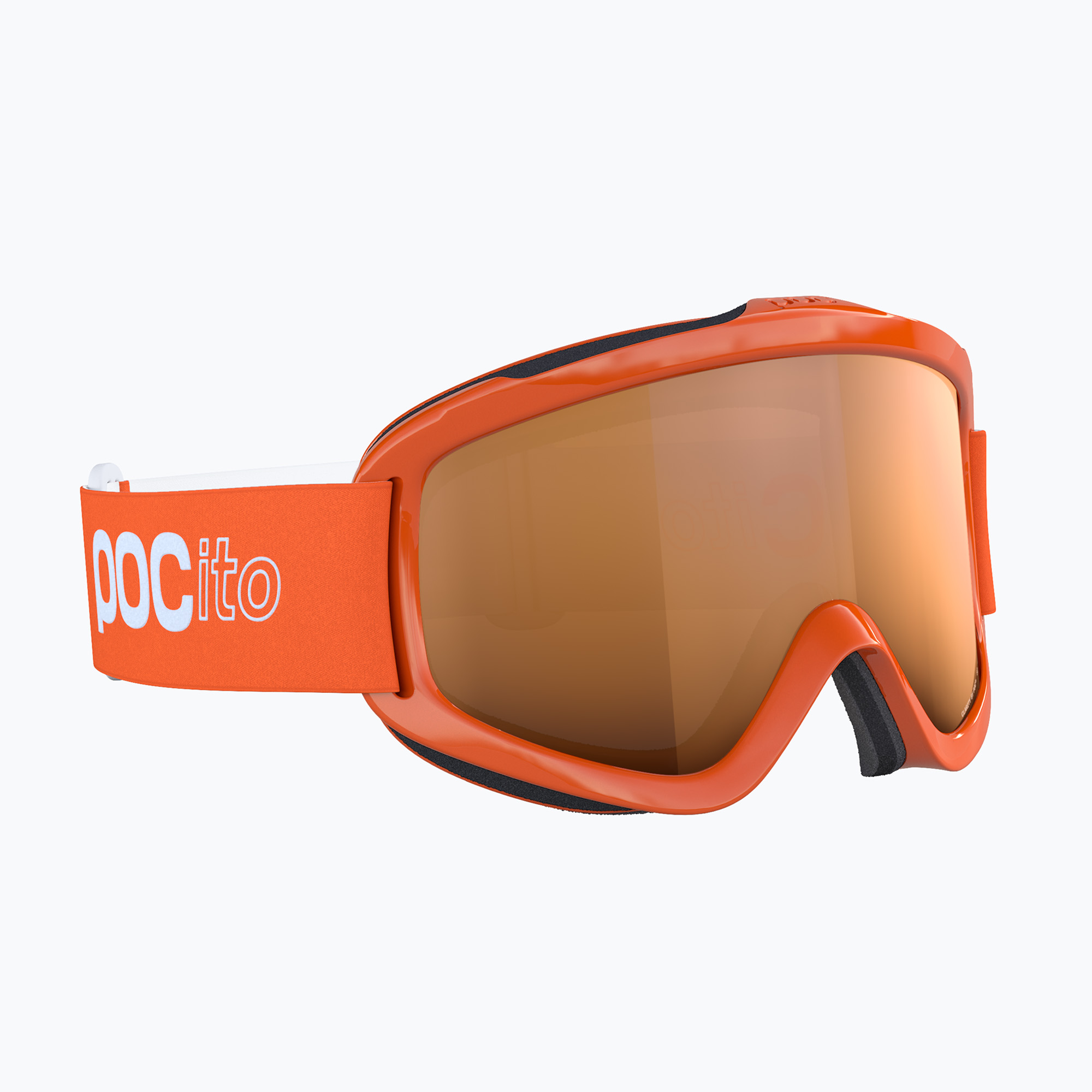 Detské lyžiarske okuliare POC POCito Iris fluorescenčná oranžová/čiastočne slnečná svetlo oranžová (POCito Iris 40066)