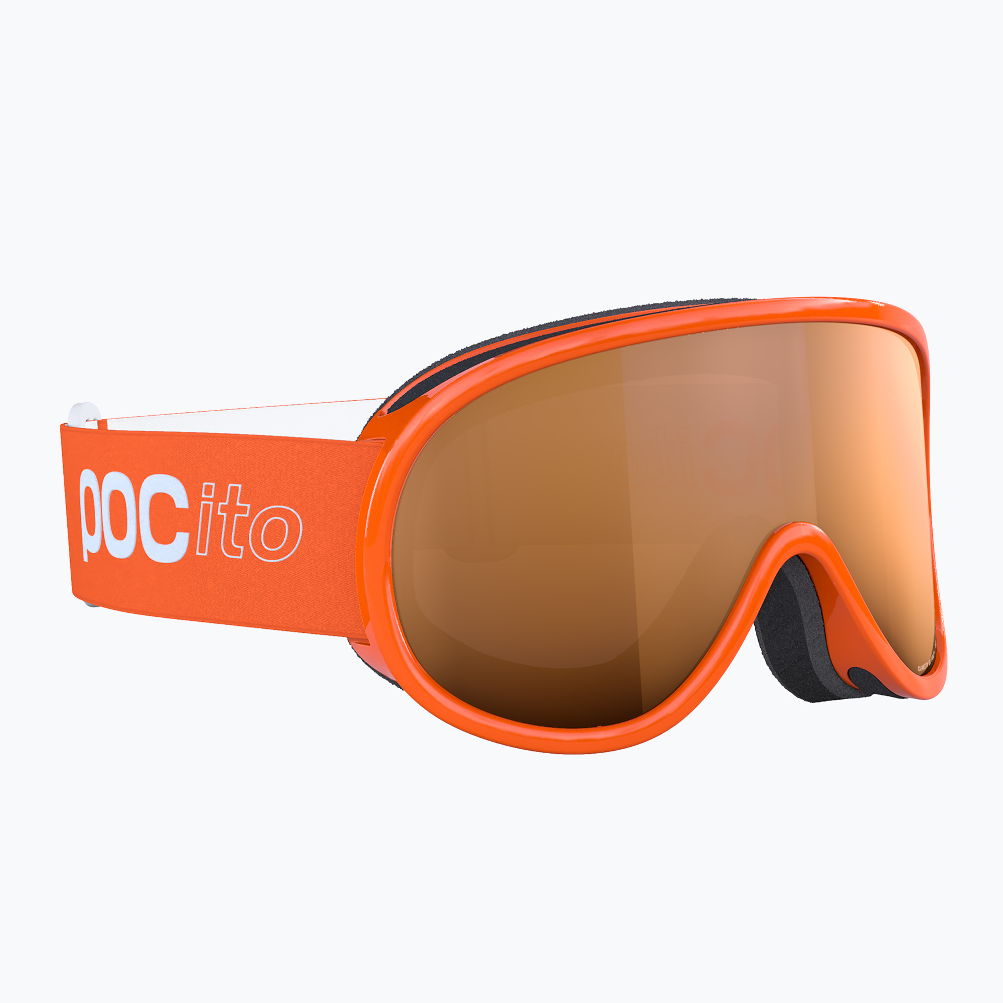 Maschera da sci per bambini POC POCito Retina Jr S2 fluorescent orange/partly sunny light orange (POCito Retina Jr 40067)