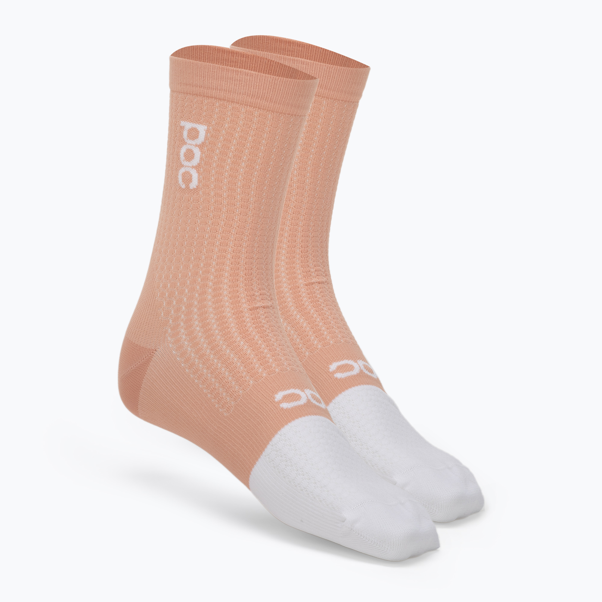 Kerékpáros zokni POC Flair Mid rock salt/hydrogen white (Flair Mid 65147)