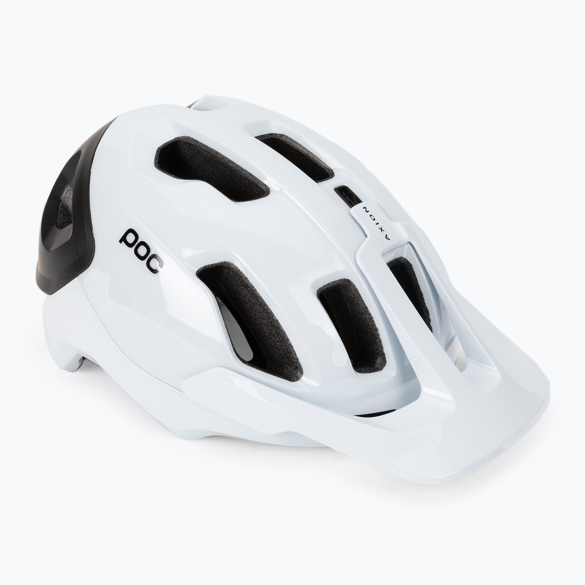 Casco da bici POC Axion Race MIPS bianco idrogeno/nero uranio opaco (48-52 cm (XS)) (Axion Race MIPS 10743)