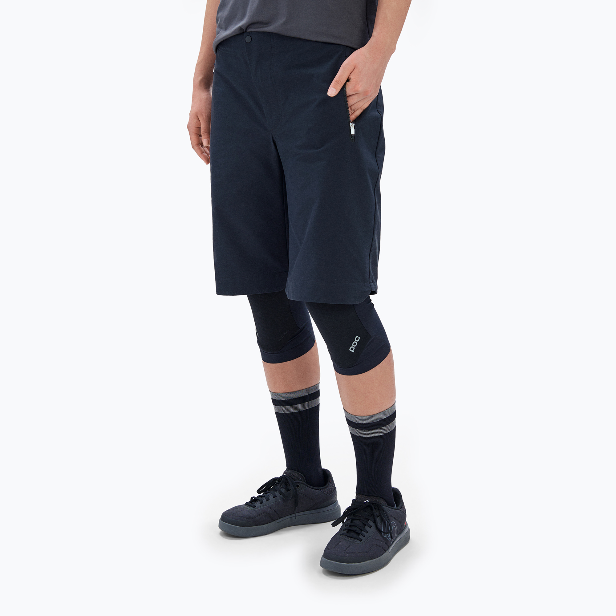 Dámske cyklistické šortky POC Essential Enduro uranium black (Essential Enduro W 52857)