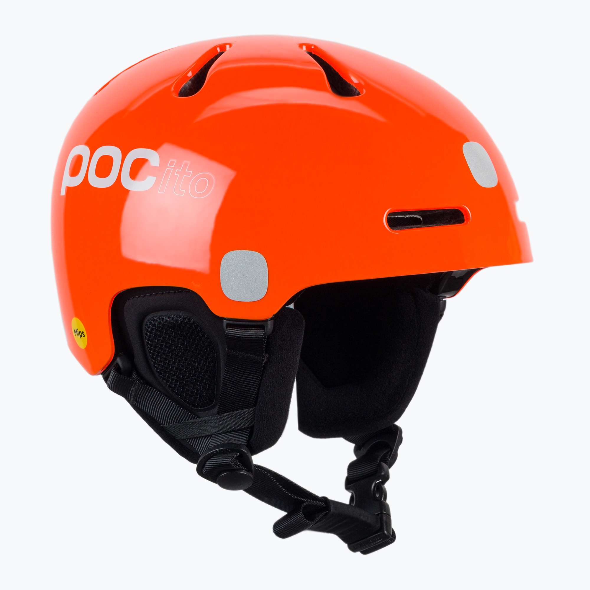 Children's ski helmets POC POCito Fornix MIPS fluorescent orange (51-54 cm (XS-S))