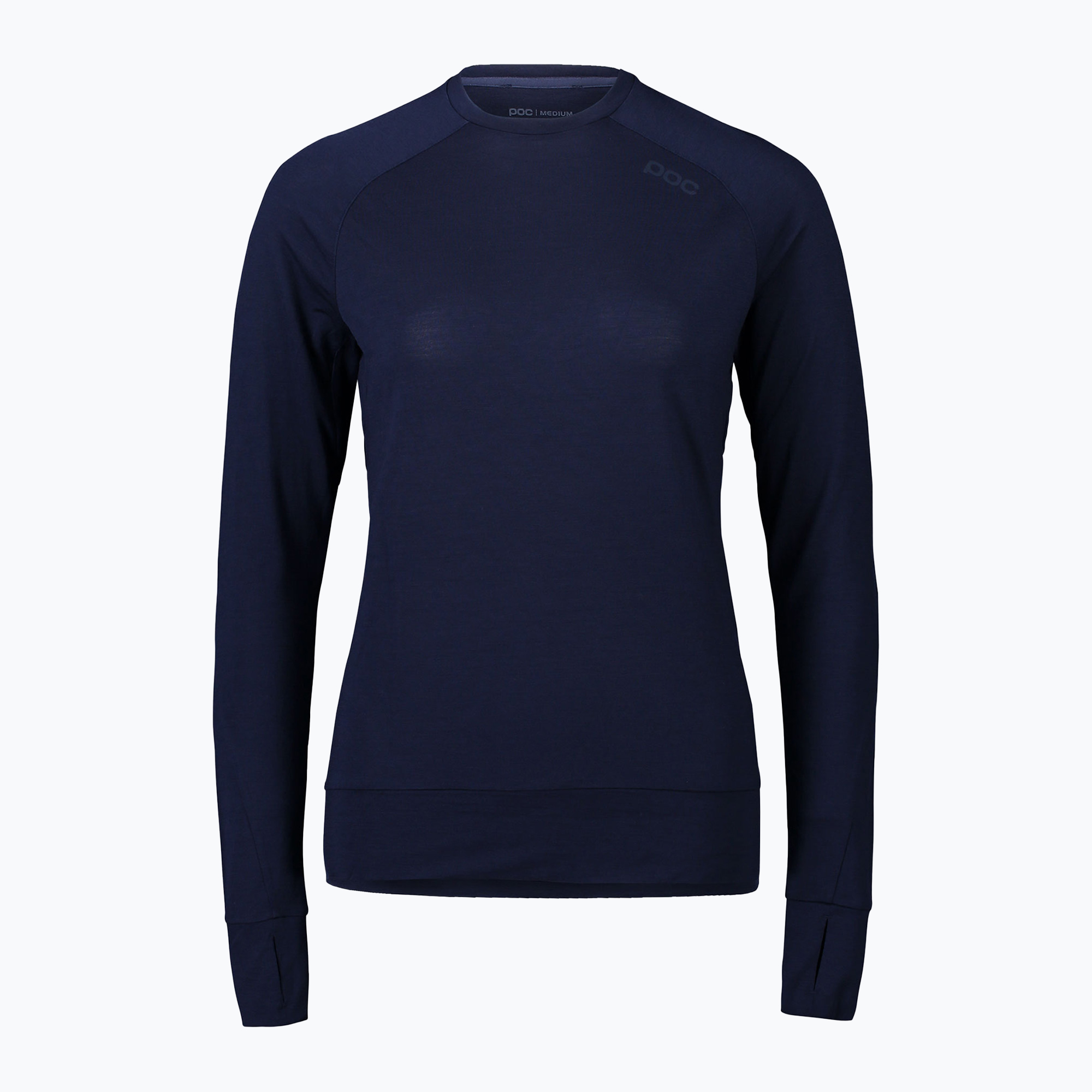 Manica lunga donna POC Light Merino turmaline navy