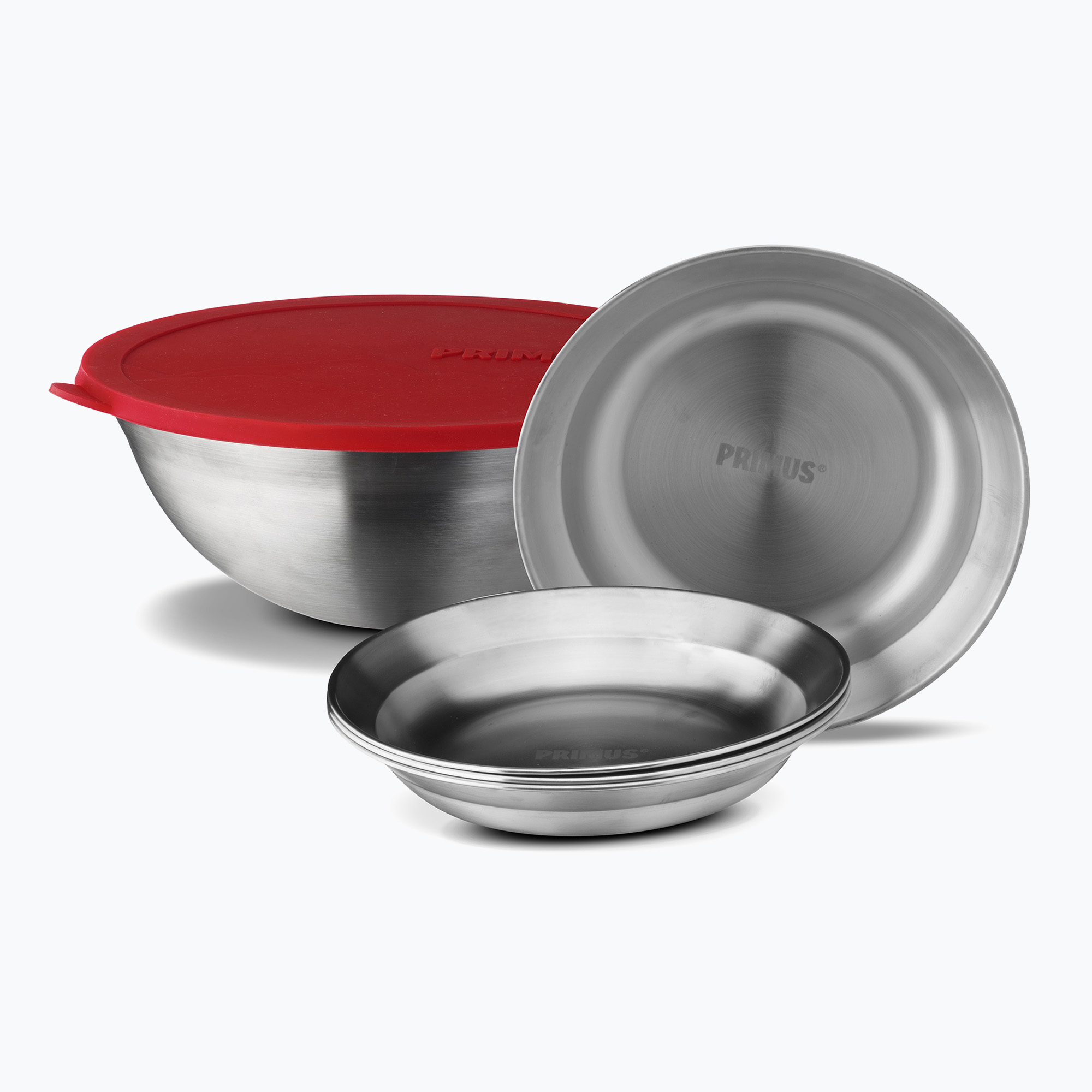 Комплект туристически съдове Primus CampFire Serving Kit silver