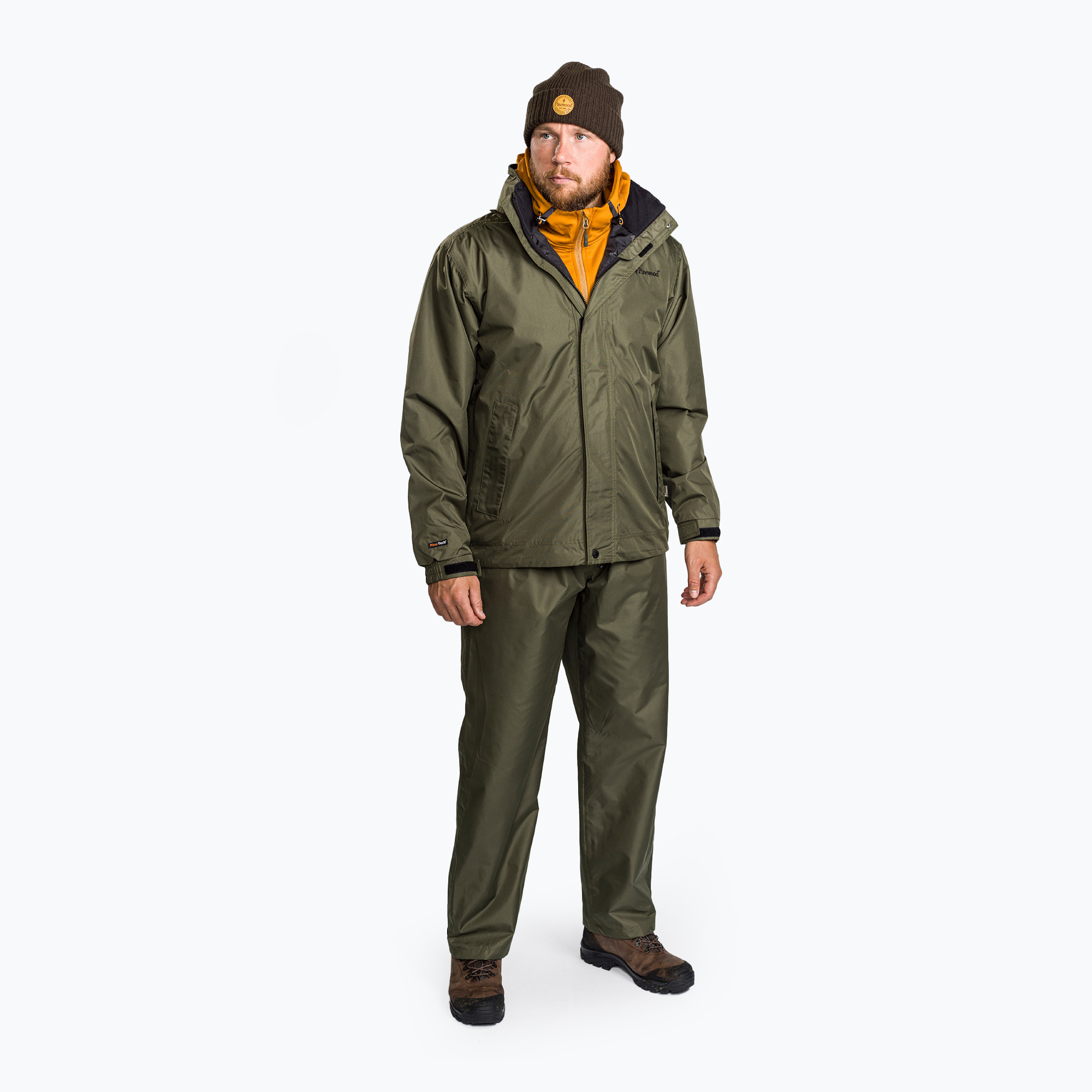 Komplet przeciwdeszczowy męski Pinewood Tornado Extreme Rain green 