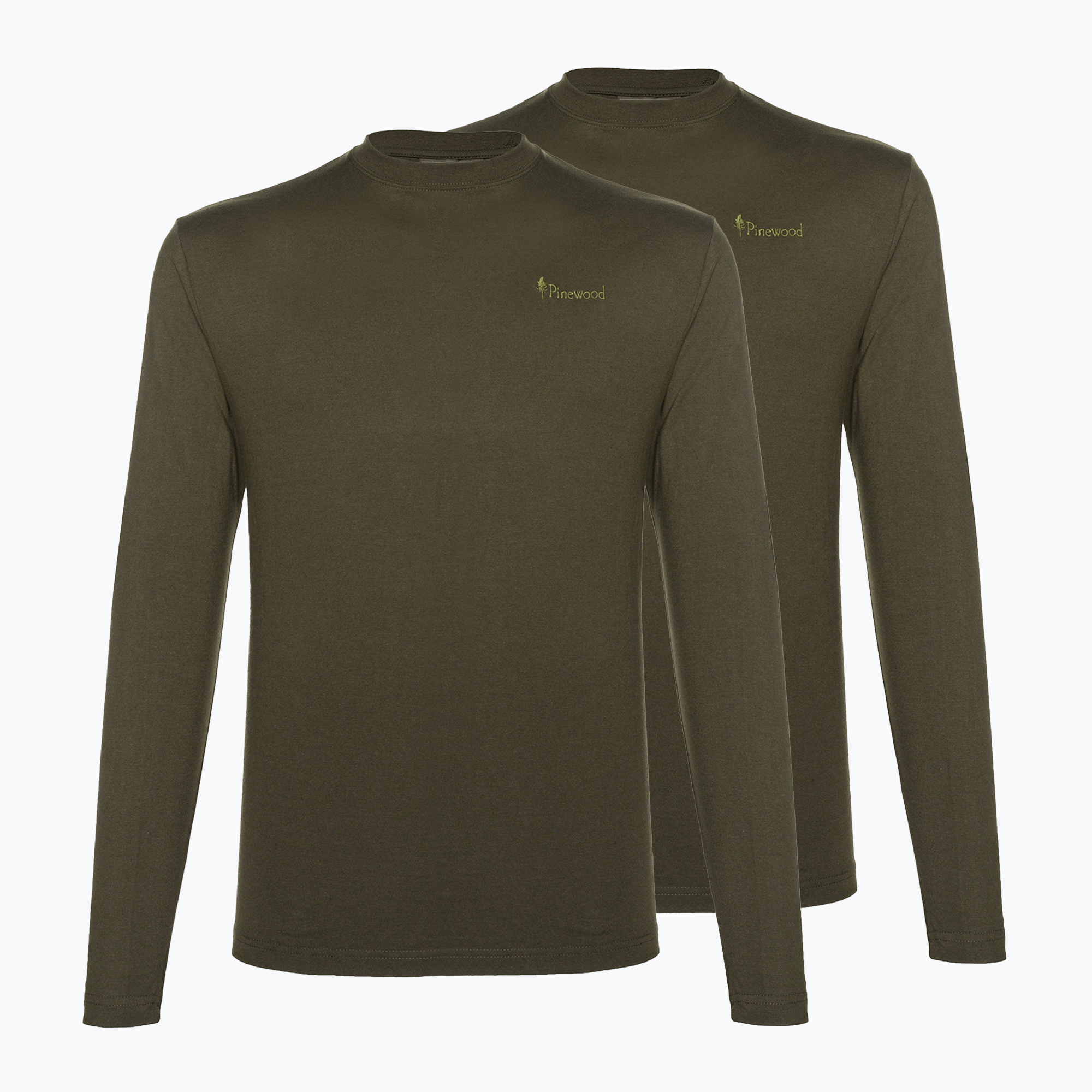 Longsleeve męski Pinewood 2-Pack 2 szt. green 