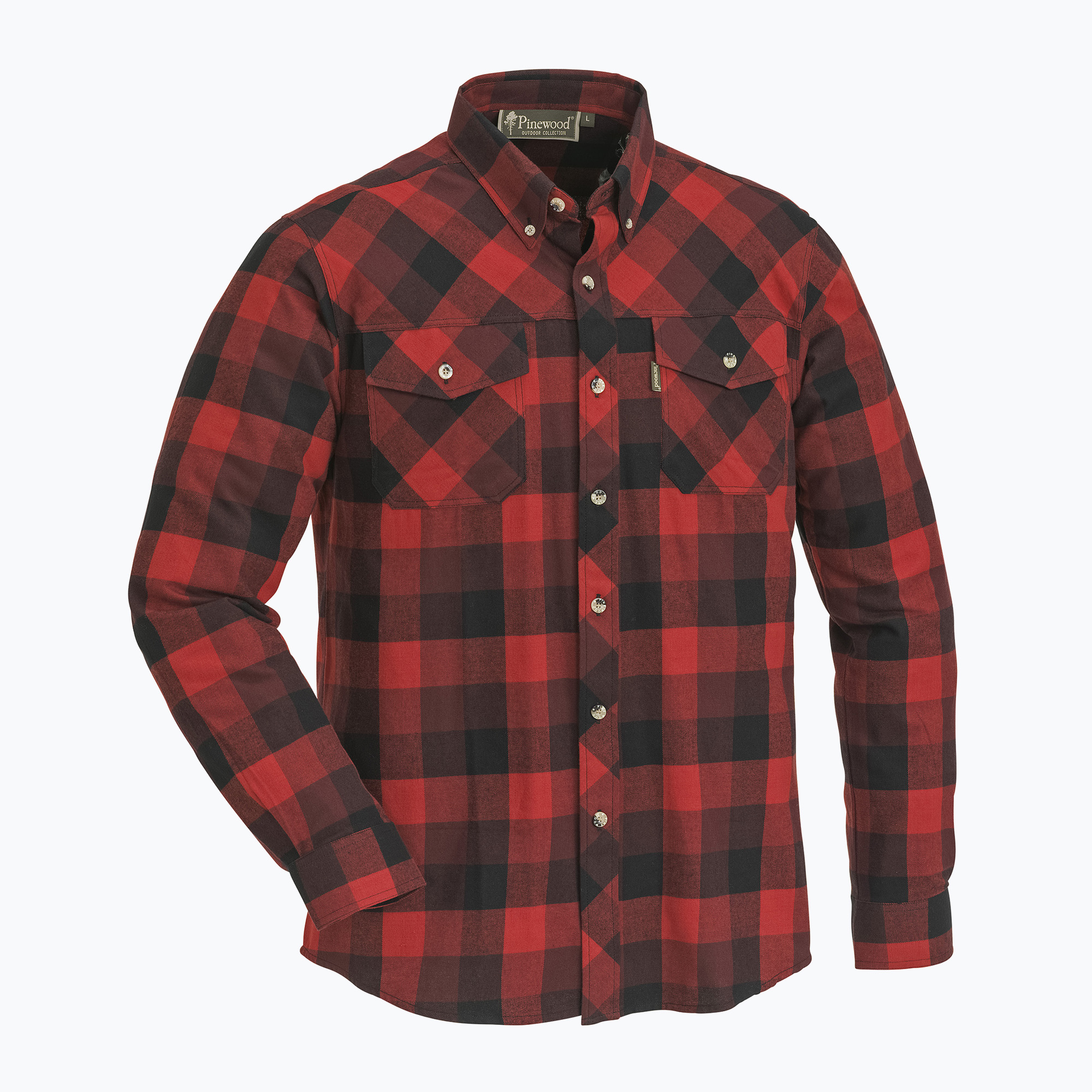 Koszula męska Pinewood Lumbo red/black 