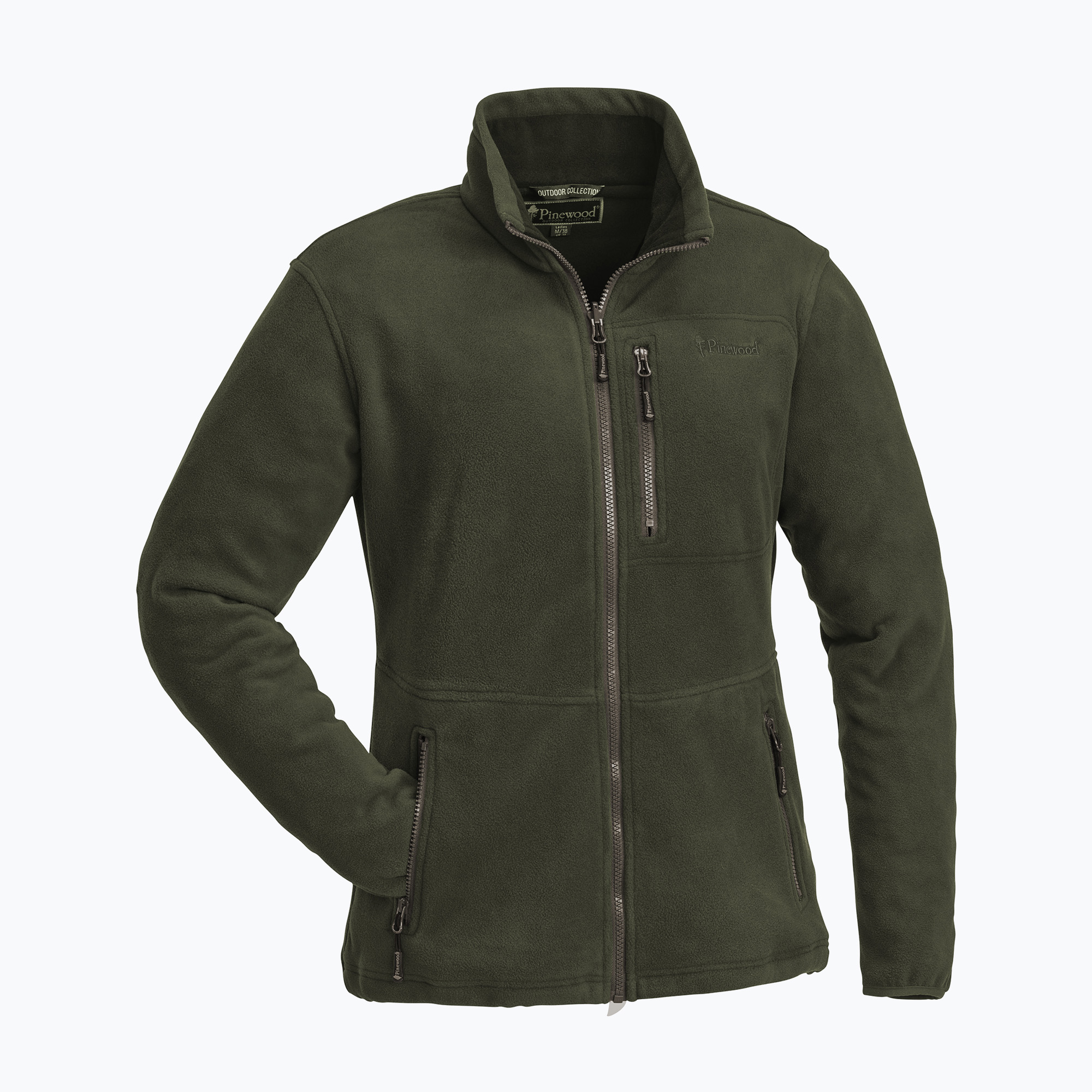 Bluza trekkingowa damska Pinewood Finnveden Fleece green 